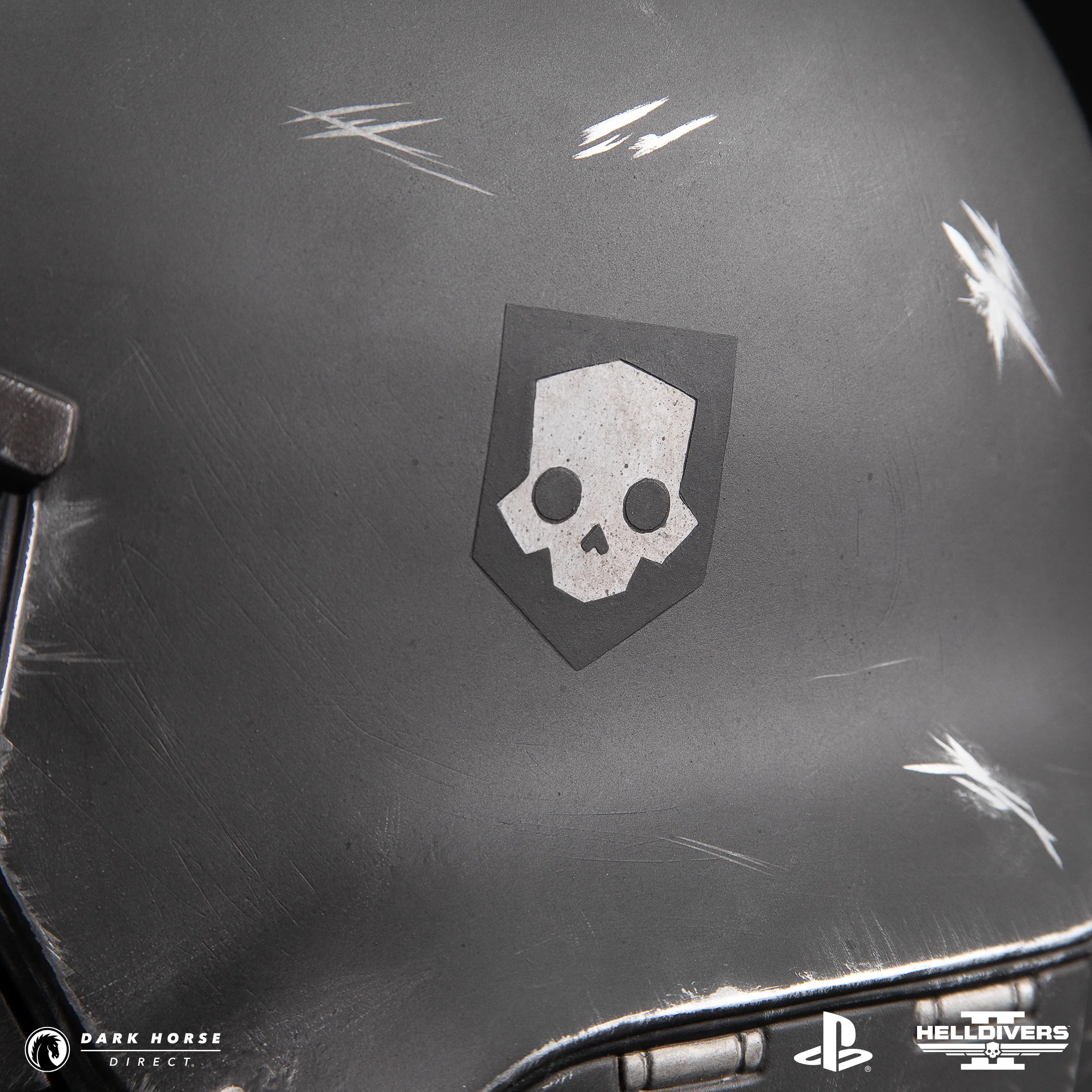 Helldivers 2: B-01 Tactical Helmet 1:1 Scale Replica - Battle Damaged Edition - Image 14