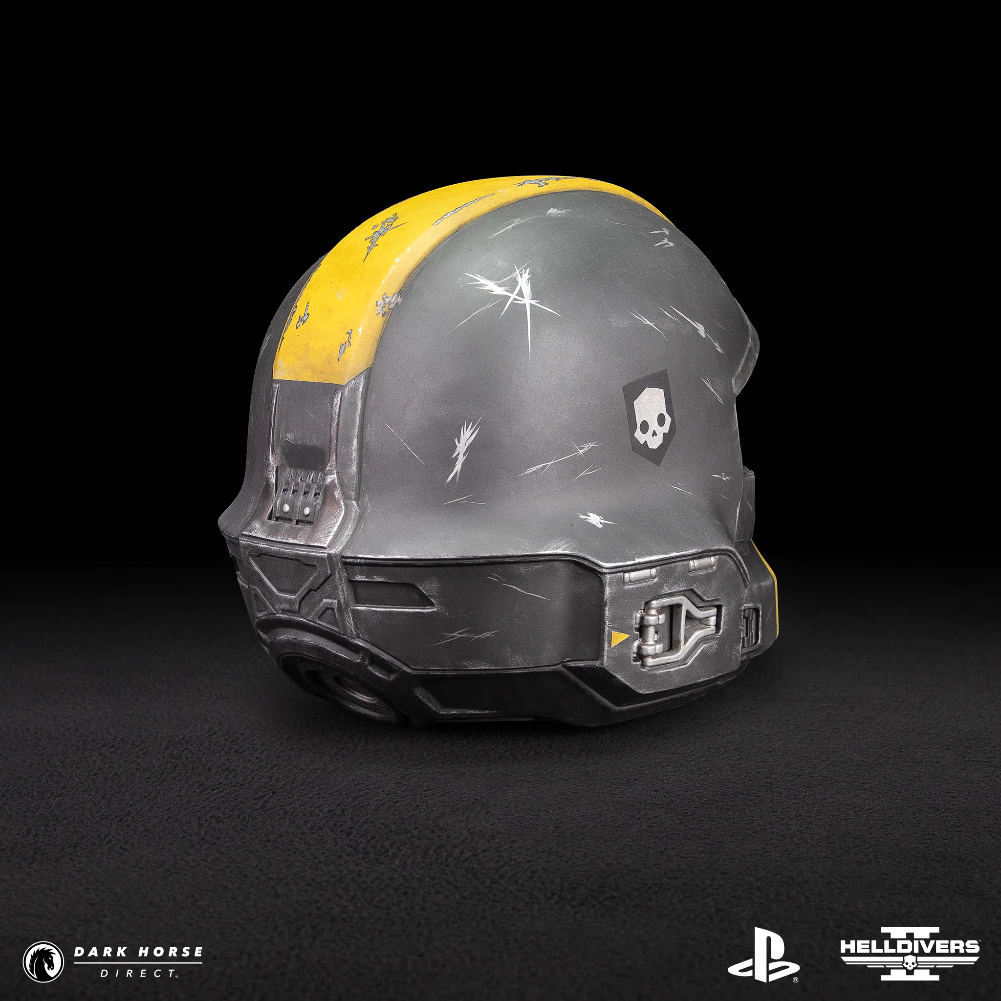 Helldivers 2: B-01 Tactical Helmet 1:1 Scale Replica - Battle Damaged Edition - Image 8