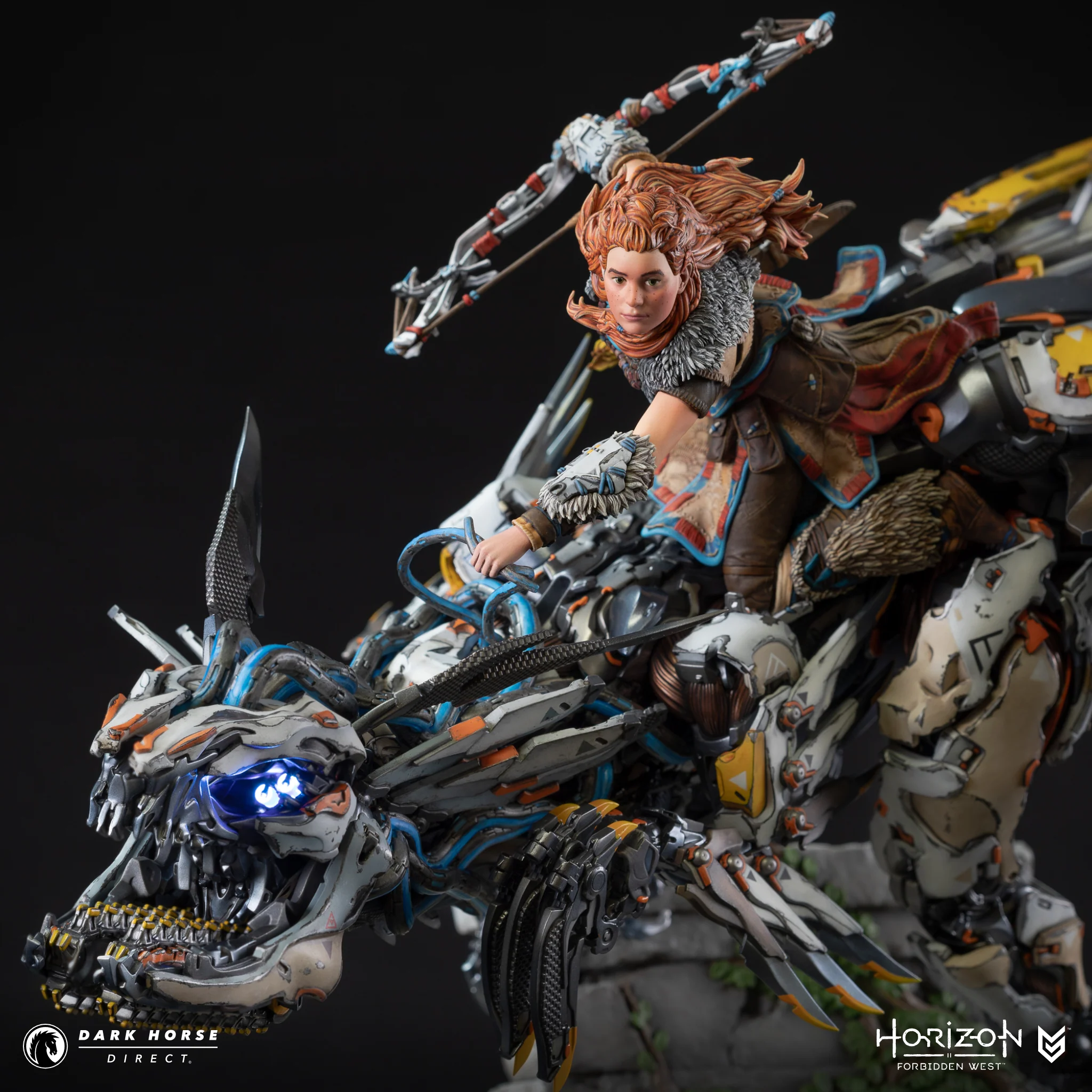 Horizon Forbidden West: Aloy on Clawstrider 1:9 Scale Premium Statue - Image 11