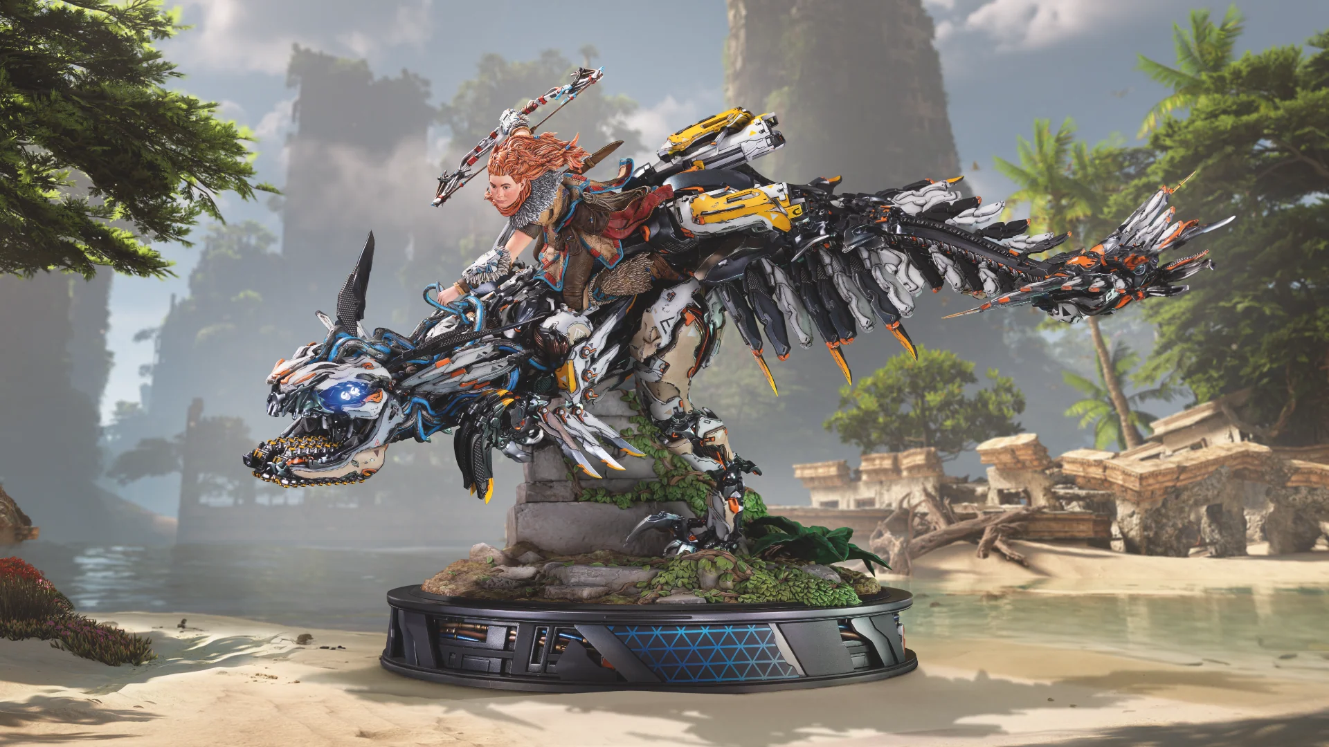 Horizon Forbidden West: Aloy on Clawstrider 1:9 Scale Premium Statue - Image 18