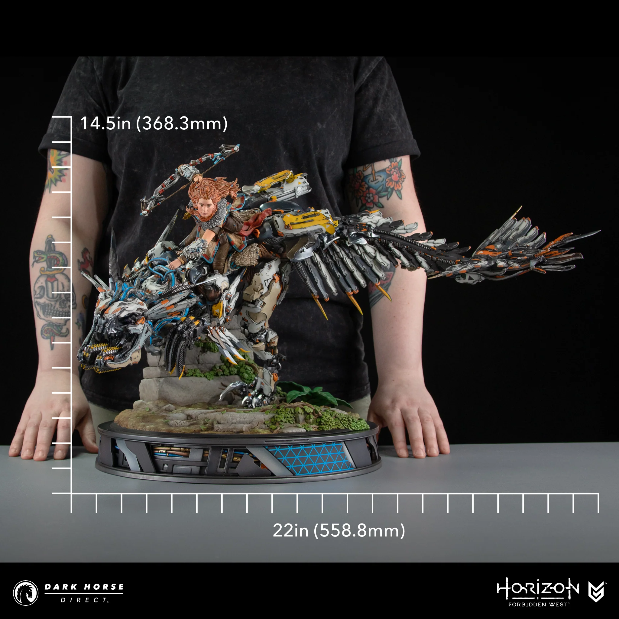 Horizon Forbidden West: Aloy on Clawstrider 1:9 Scale Premium Statue - Image 2