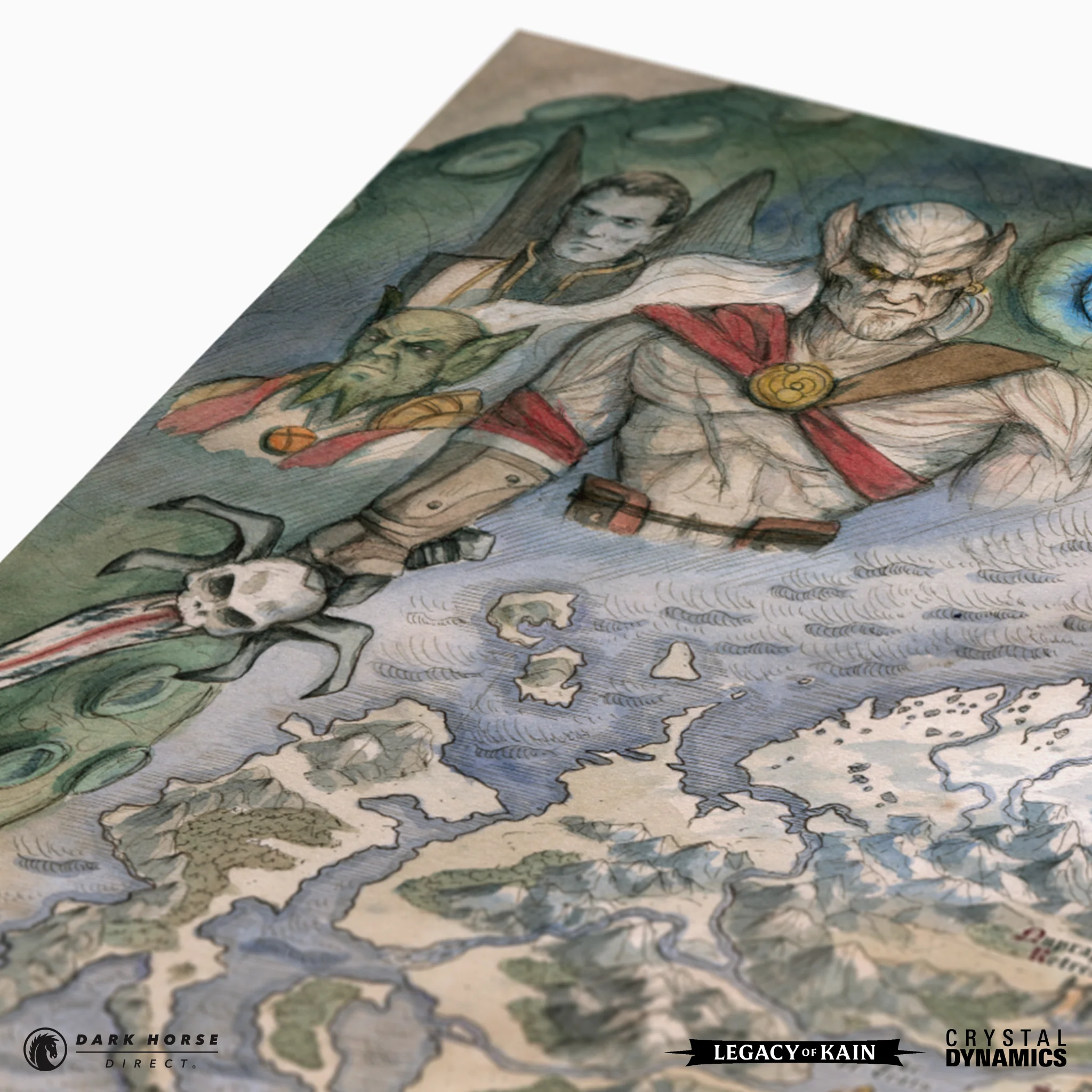 Legacy of Kain: Map of Nosgoth Fine Art Print - Image 4