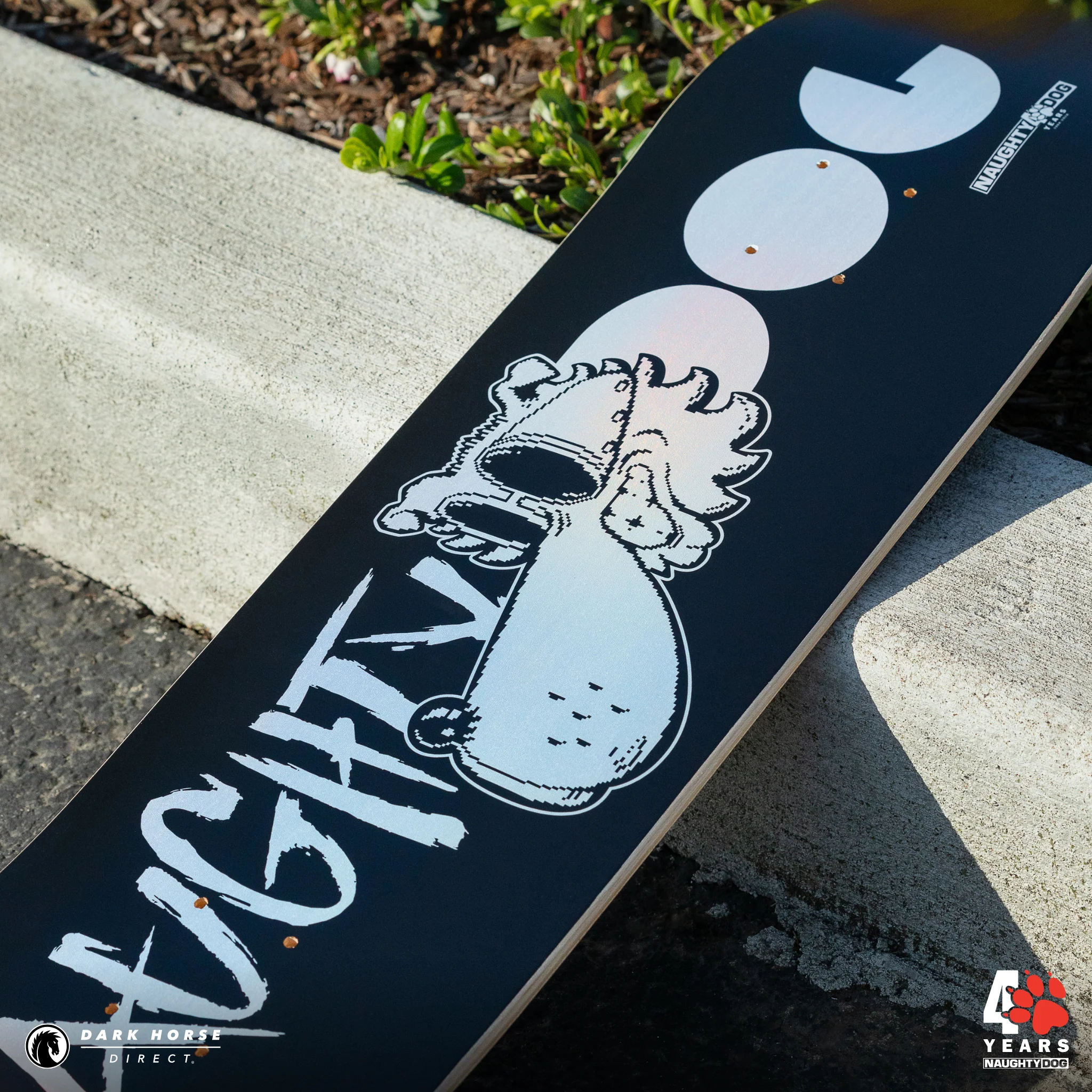 Naughty Dog 40th: Classic Logo Skate Deck - Image 5