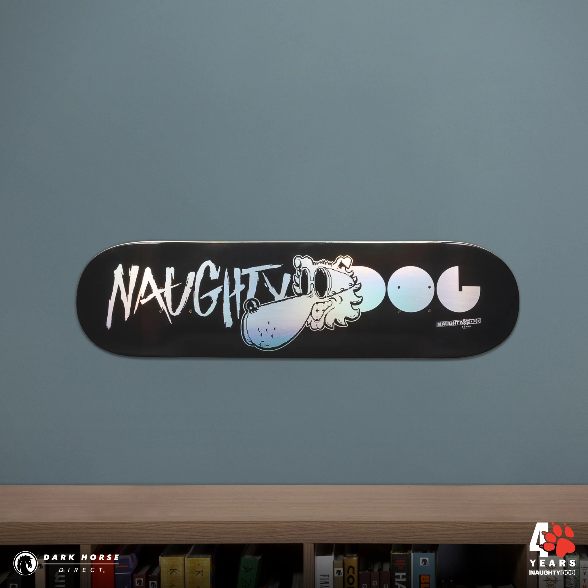 Naughty Dog 40th: Classic Logo Skate Deck - Image 8