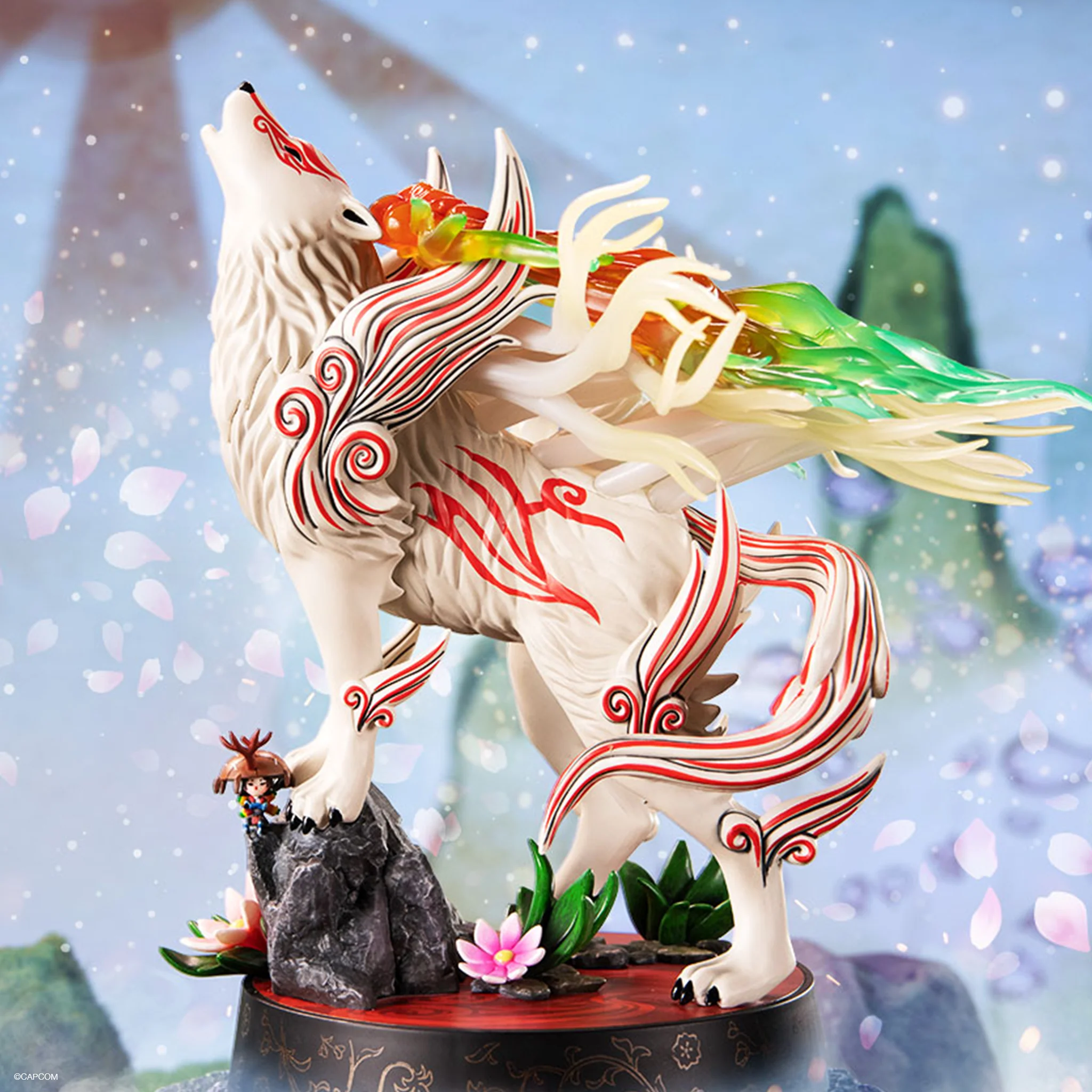 Okami – Shiranui 9" PVC Painted Statue (Celestial Howl)