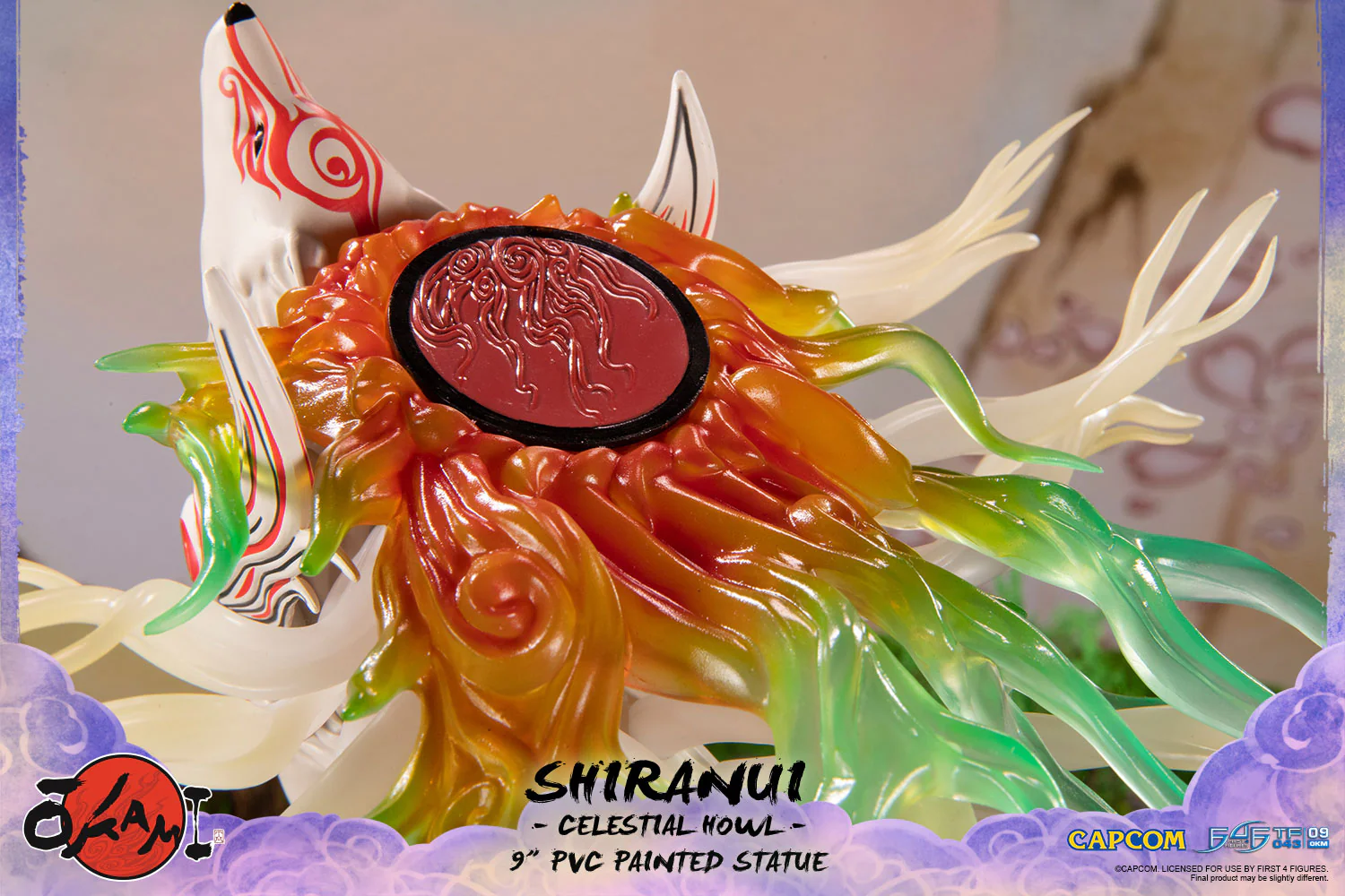 Okami – Shiranui 9" PVC Painted Statue (Celestial Howl) - Image 11