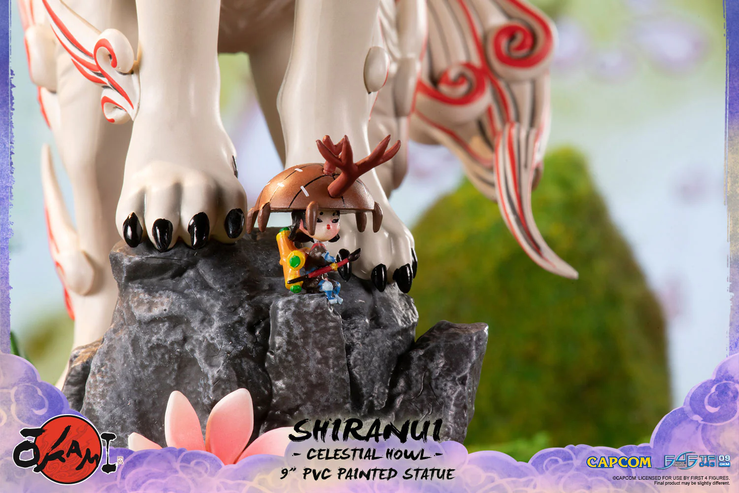 Okami – Shiranui 9" PVC Painted Statue (Celestial Howl) - Image 14