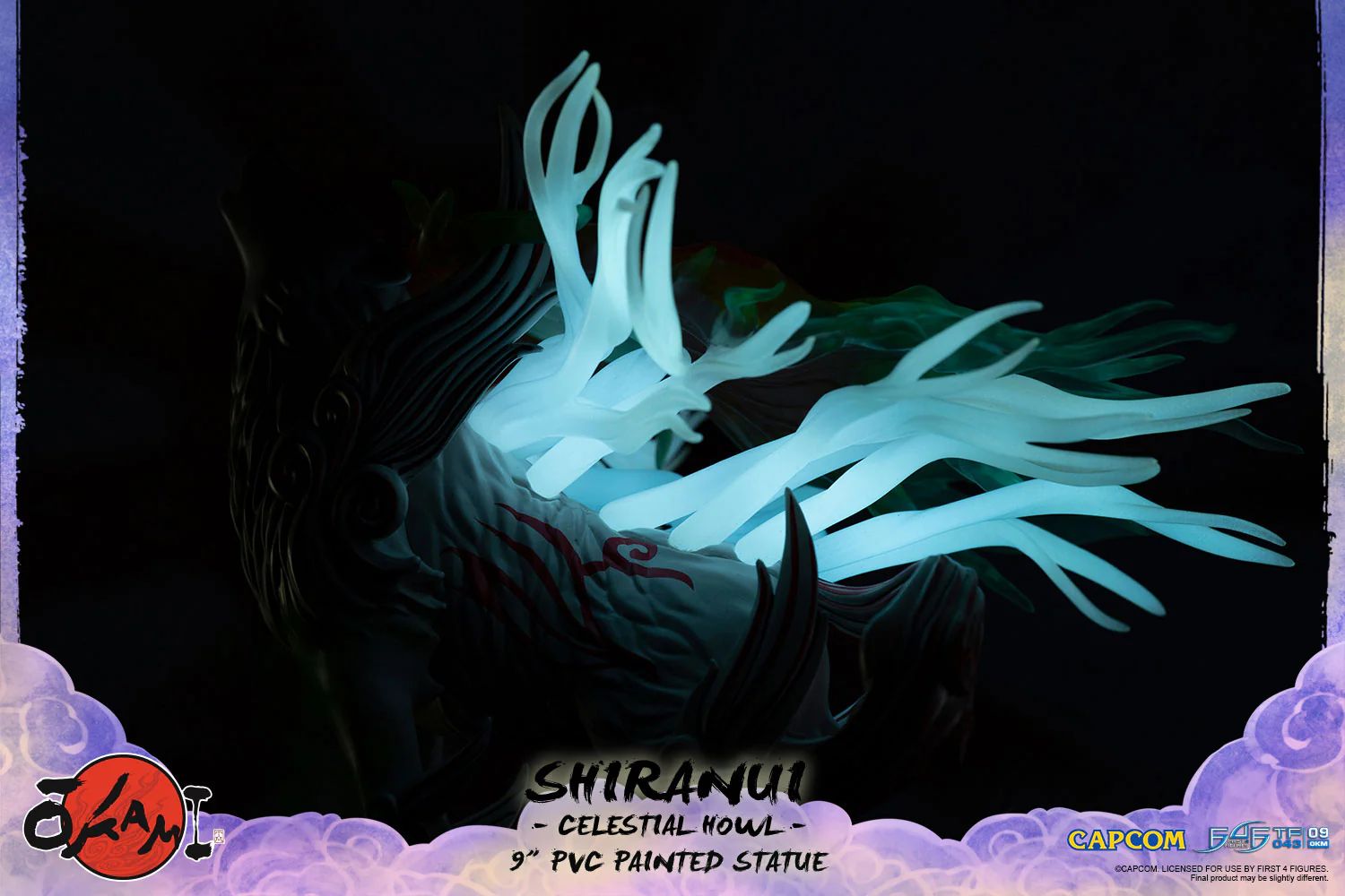 Okami – Shiranui 9" PVC Painted Statue (Celestial Howl) - Image 16