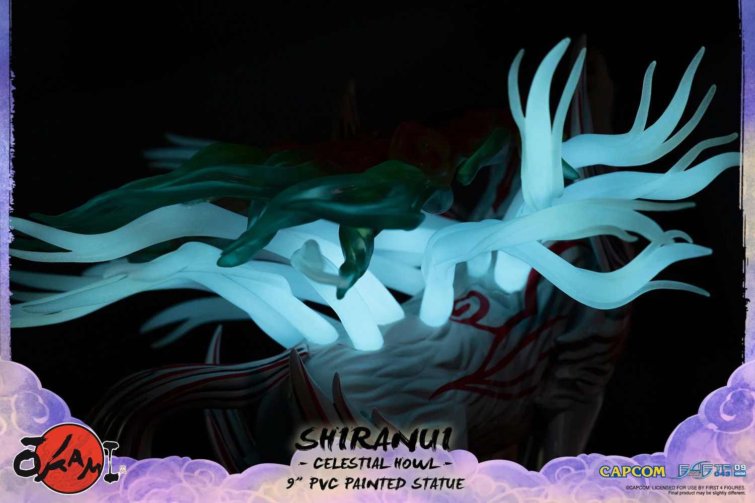 Okami – Shiranui 9" PVC Painted Statue (Celestial Howl) - Image 17