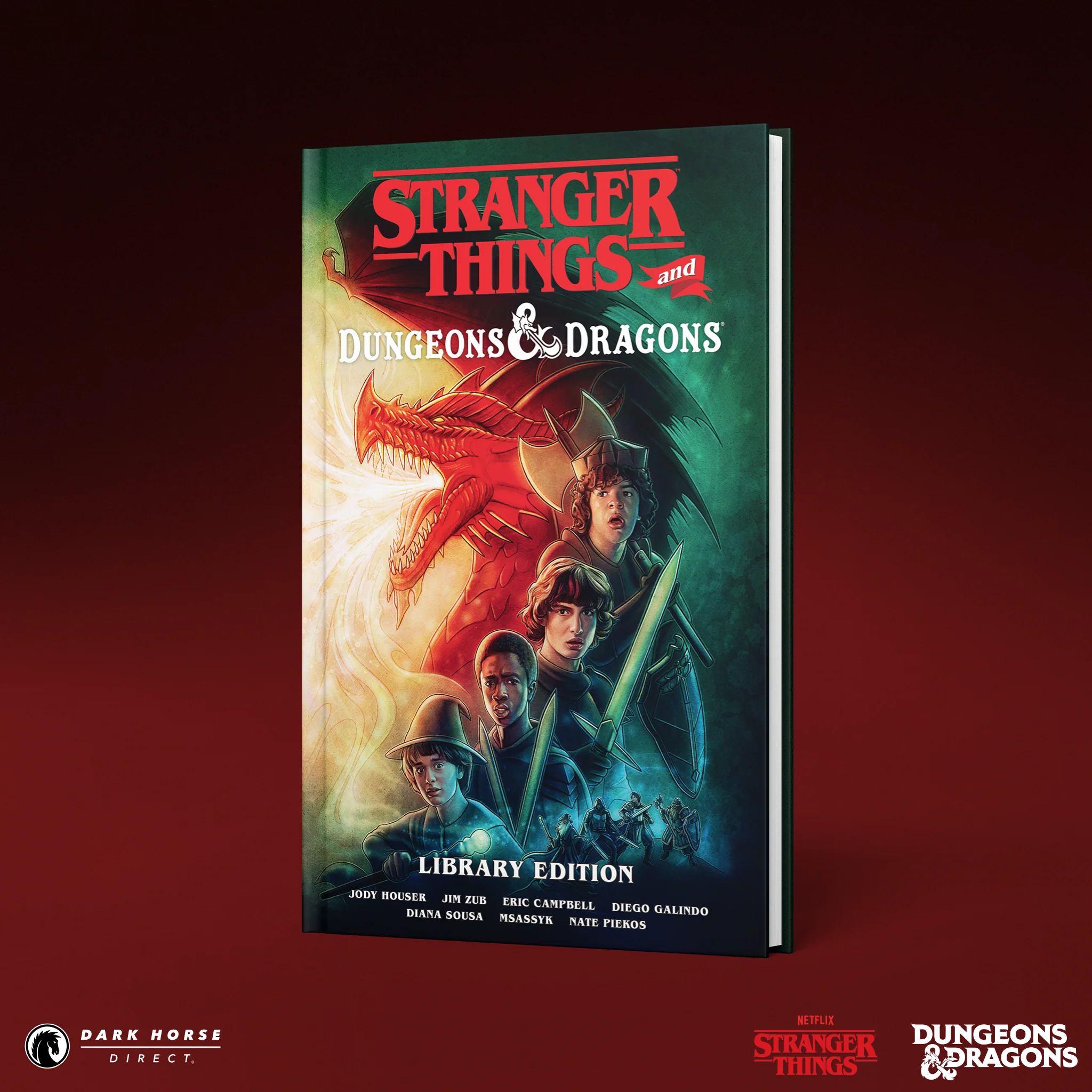 Stranger Things and Dungeons & Dragons Library Edition HC