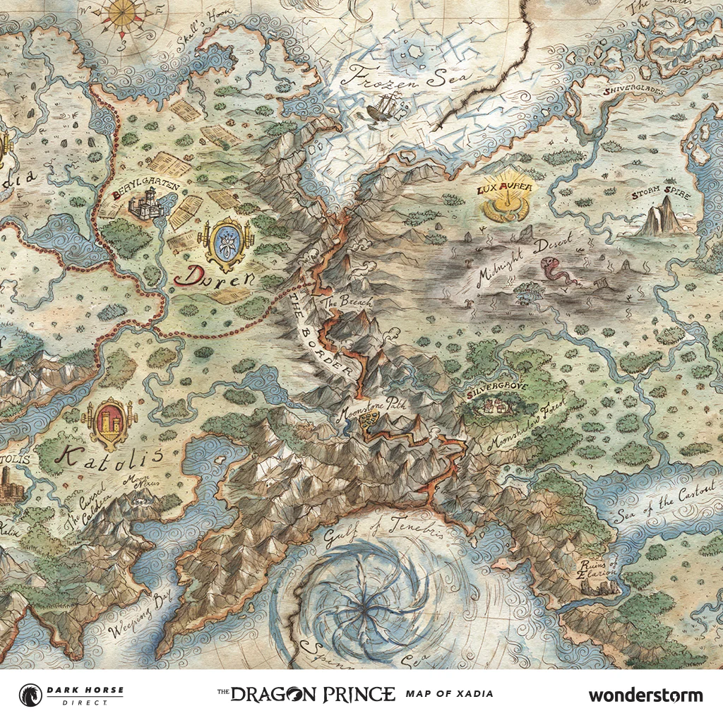 The Dragon Prince: Map of Xadia - Image 3