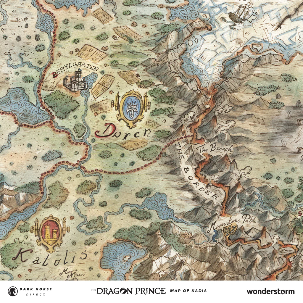 The Dragon Prince: Map of Xadia - Image 4