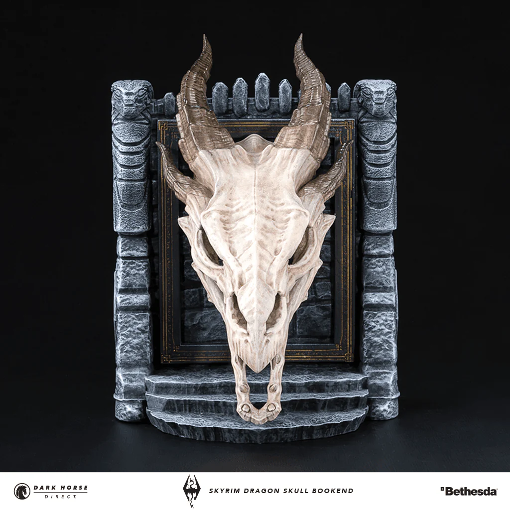 The Elder Scrolls V: Skyrim - Dragon Skull Bookend - Image 10