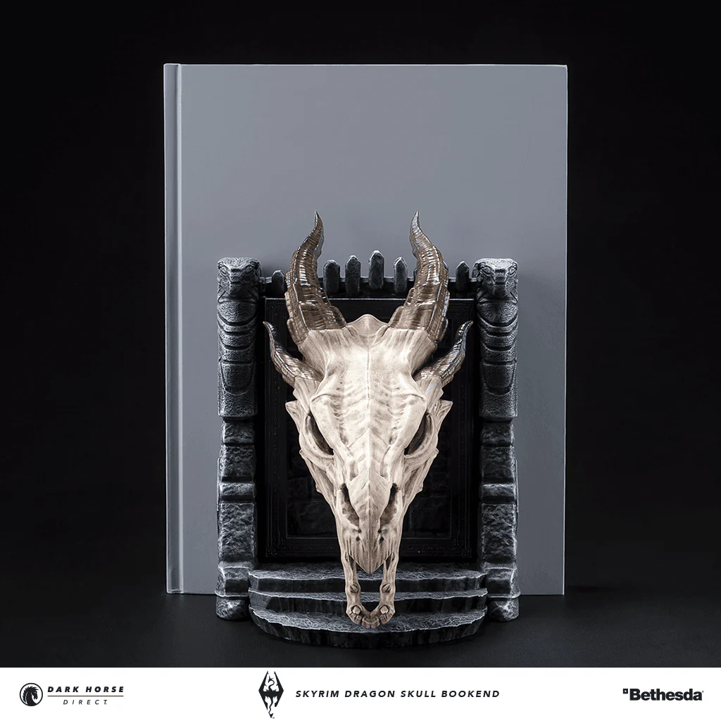 The Elder Scrolls V: Skyrim - Dragon Skull Bookend - Image 14