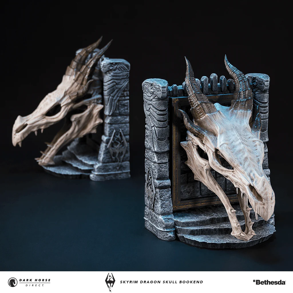 The Elder Scrolls V: Skyrim - Dragon Skull Bookend - Image 3