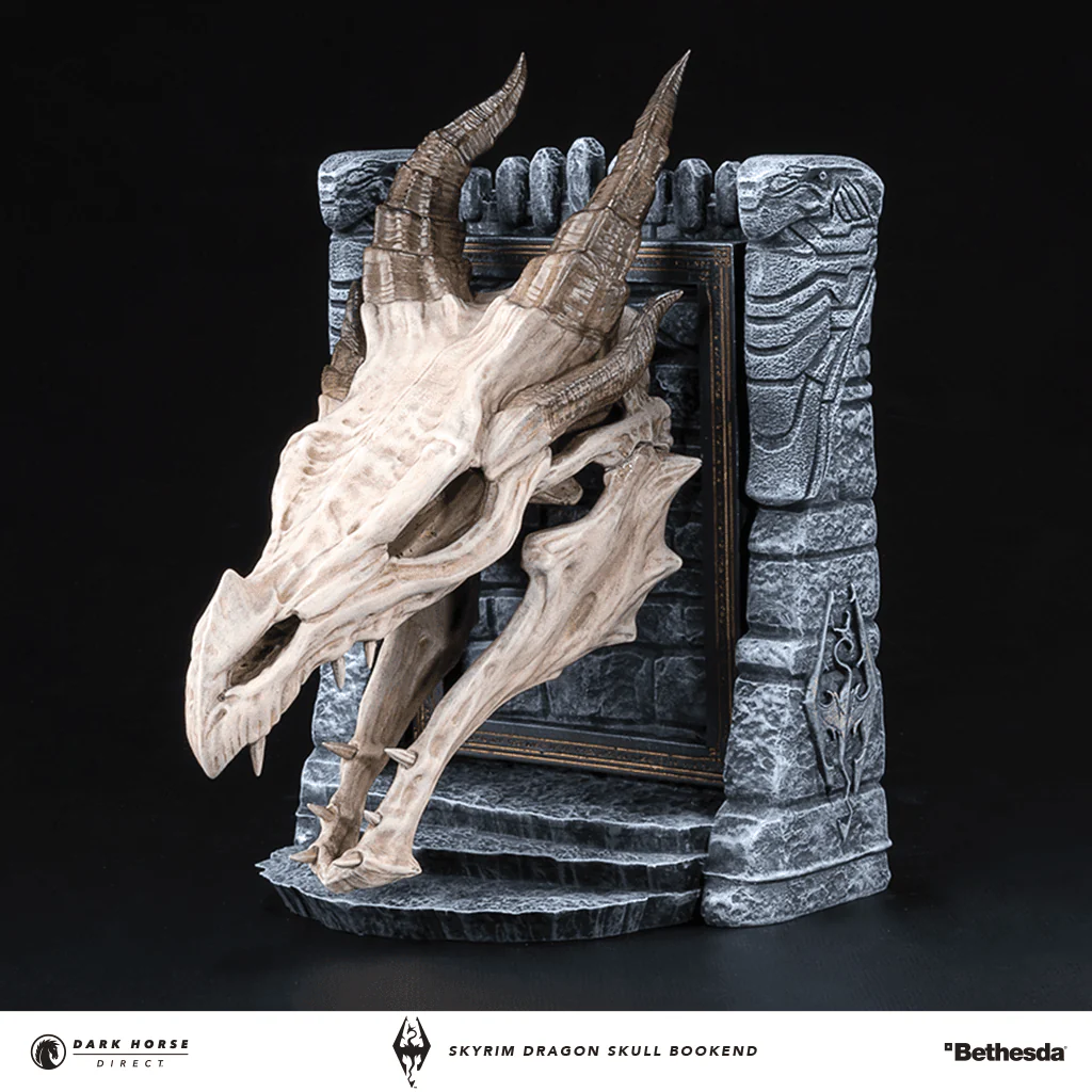 The Elder Scrolls V: Skyrim - Dragon Skull Bookend - Image 4