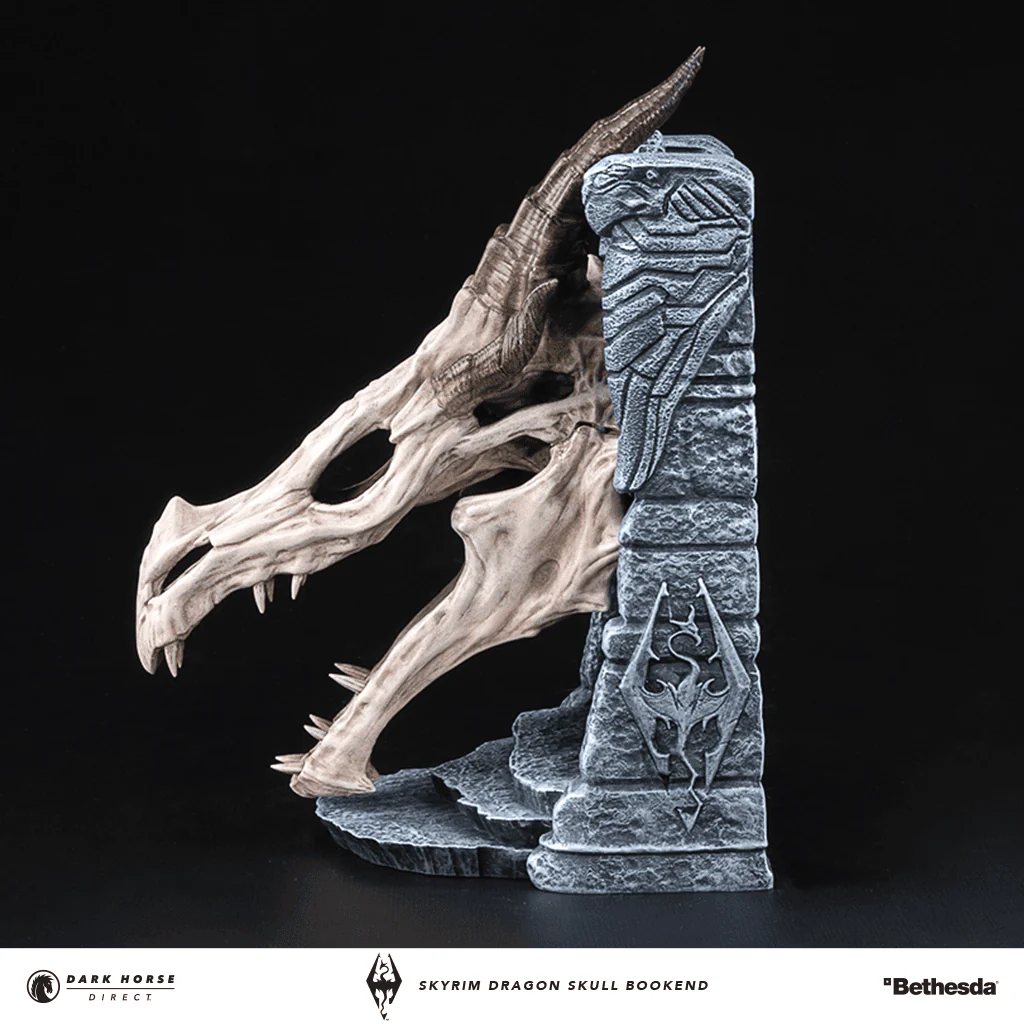 The Elder Scrolls V: Skyrim - Dragon Skull Bookend - Image 5