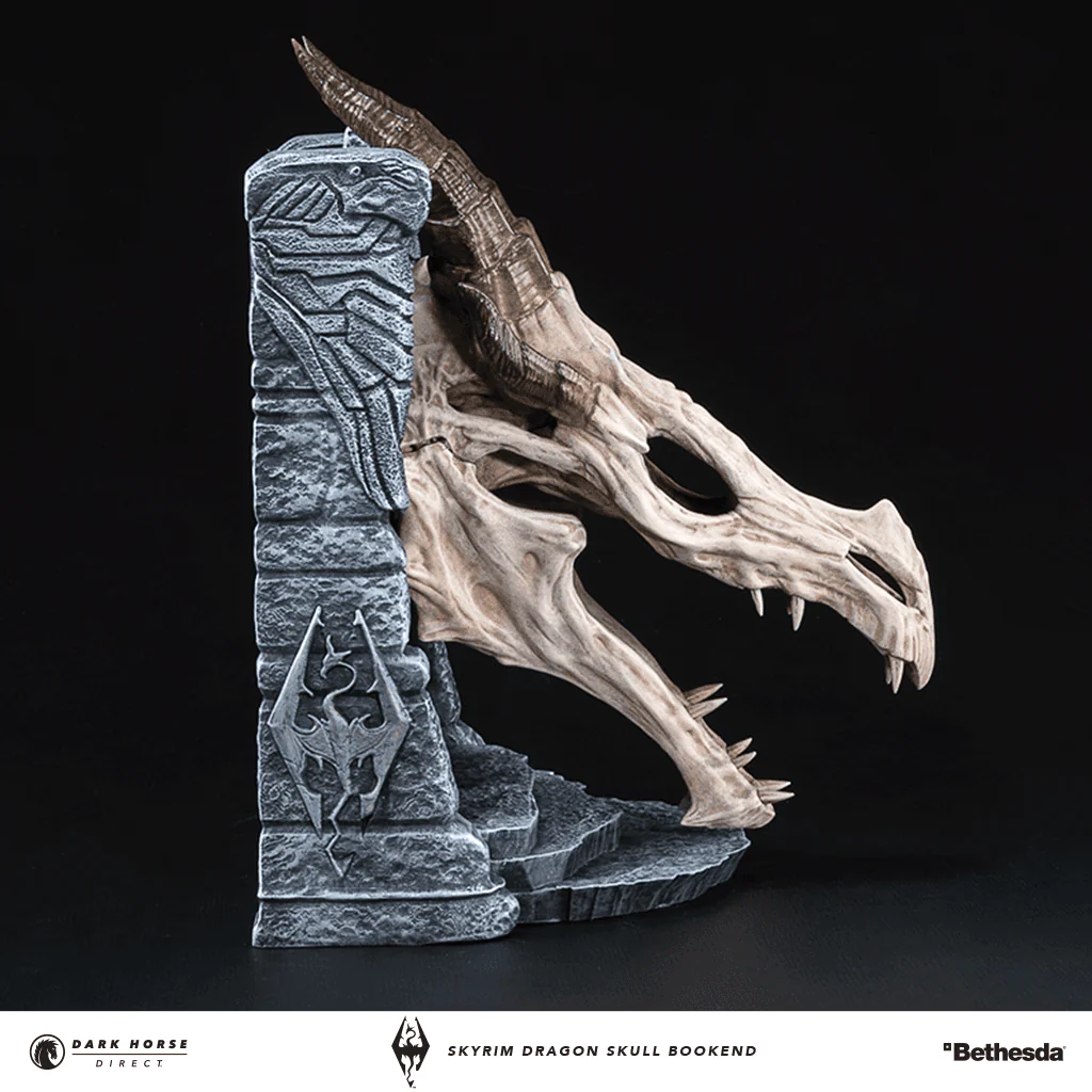The Elder Scrolls V: Skyrim - Dragon Skull Bookend - Image 8