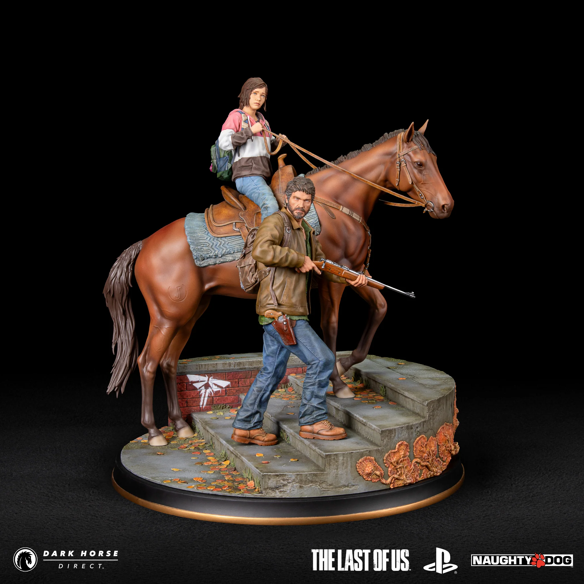 The Last of Us: Joel & Ellie on Horseback Premium Statue - Image 10