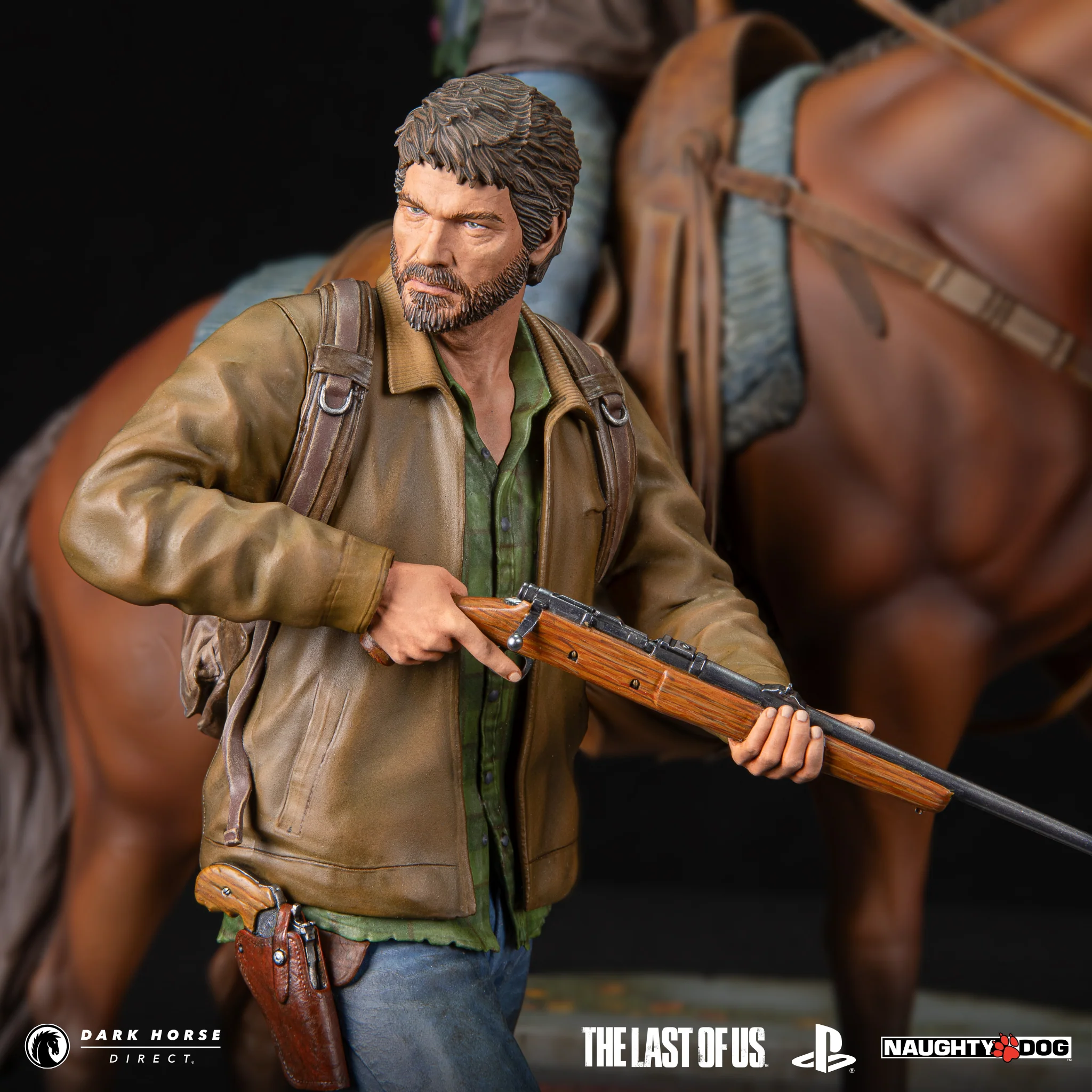 The Last of Us: Joel & Ellie on Horseback Premium Statue - Image 11