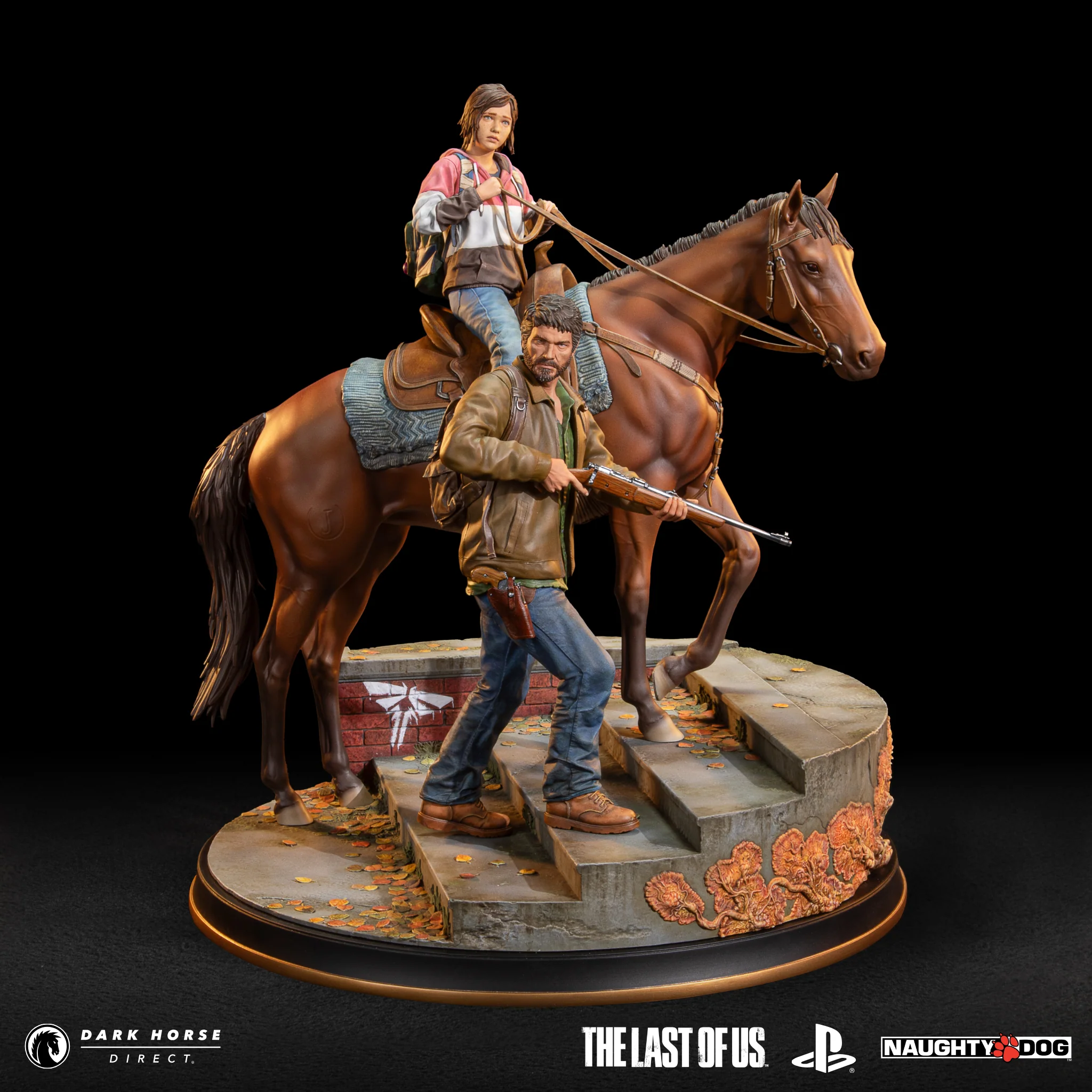The Last of Us: Joel & Ellie on Horseback Premium Statue - Image 16