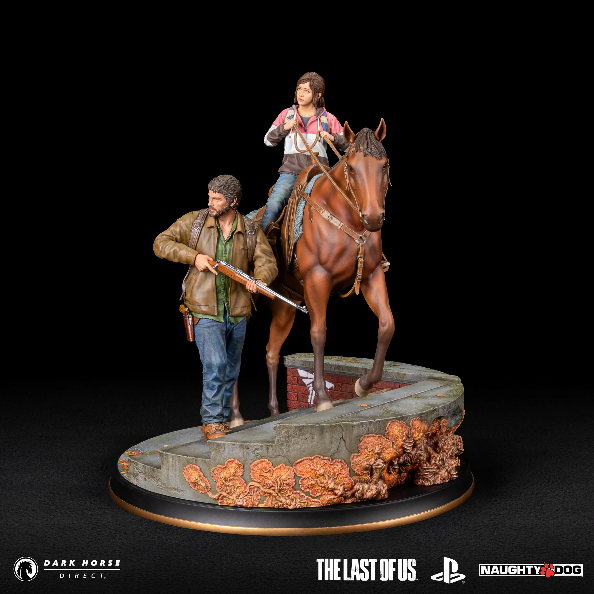 The Last of Us: Joel & Ellie on Horseback Premium Statue - Image 5