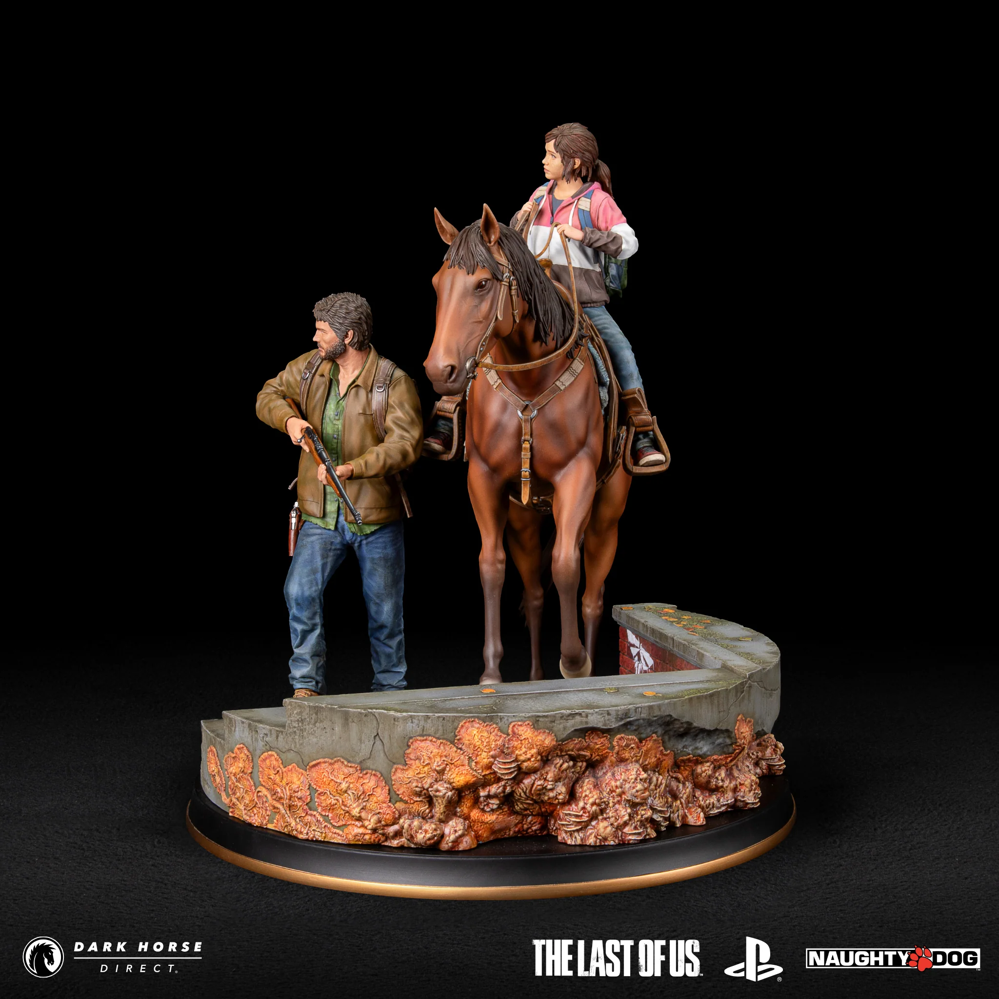 The Last of Us: Joel & Ellie on Horseback Premium Statue - Image 6