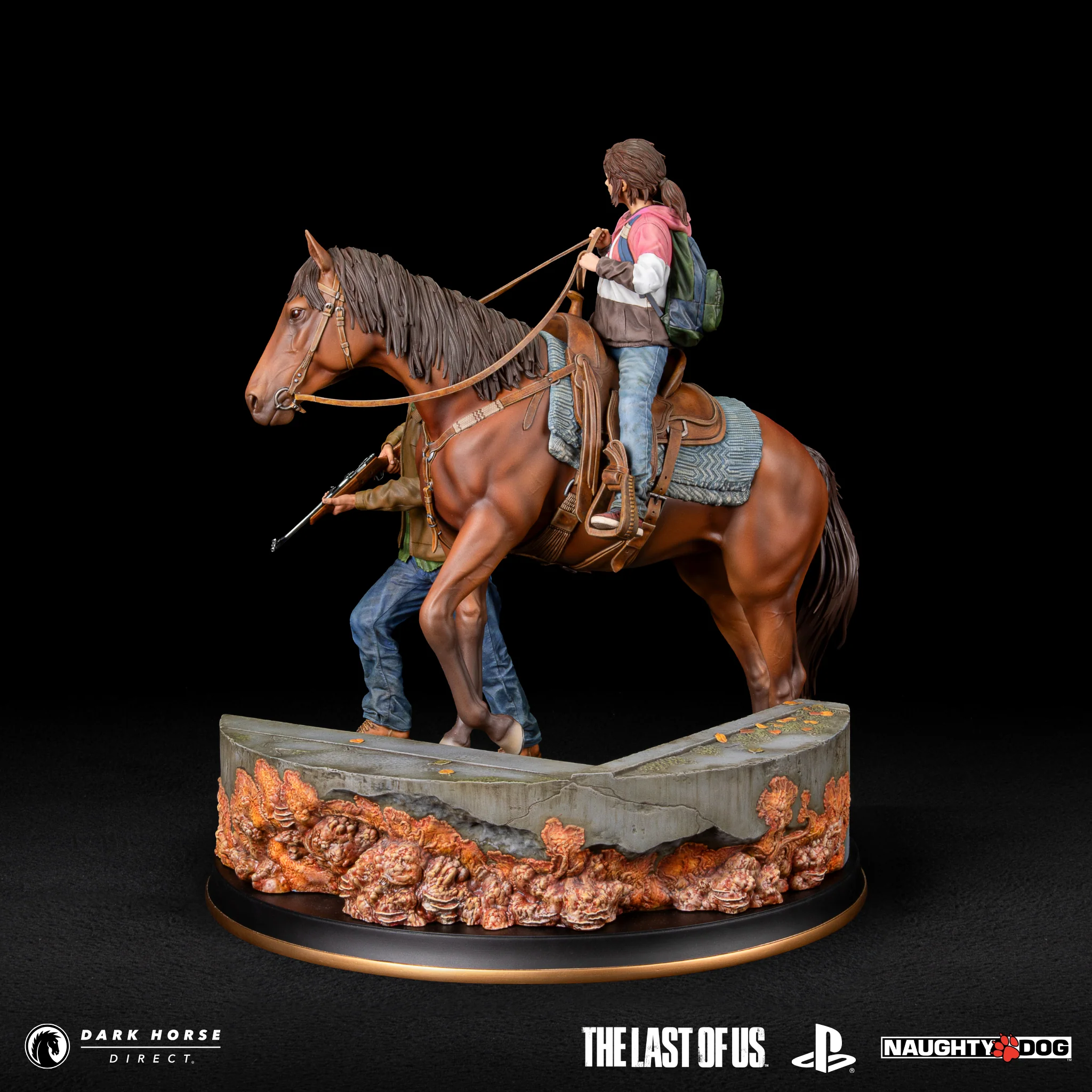 The Last of Us: Joel & Ellie on Horseback Premium Statue - Image 7