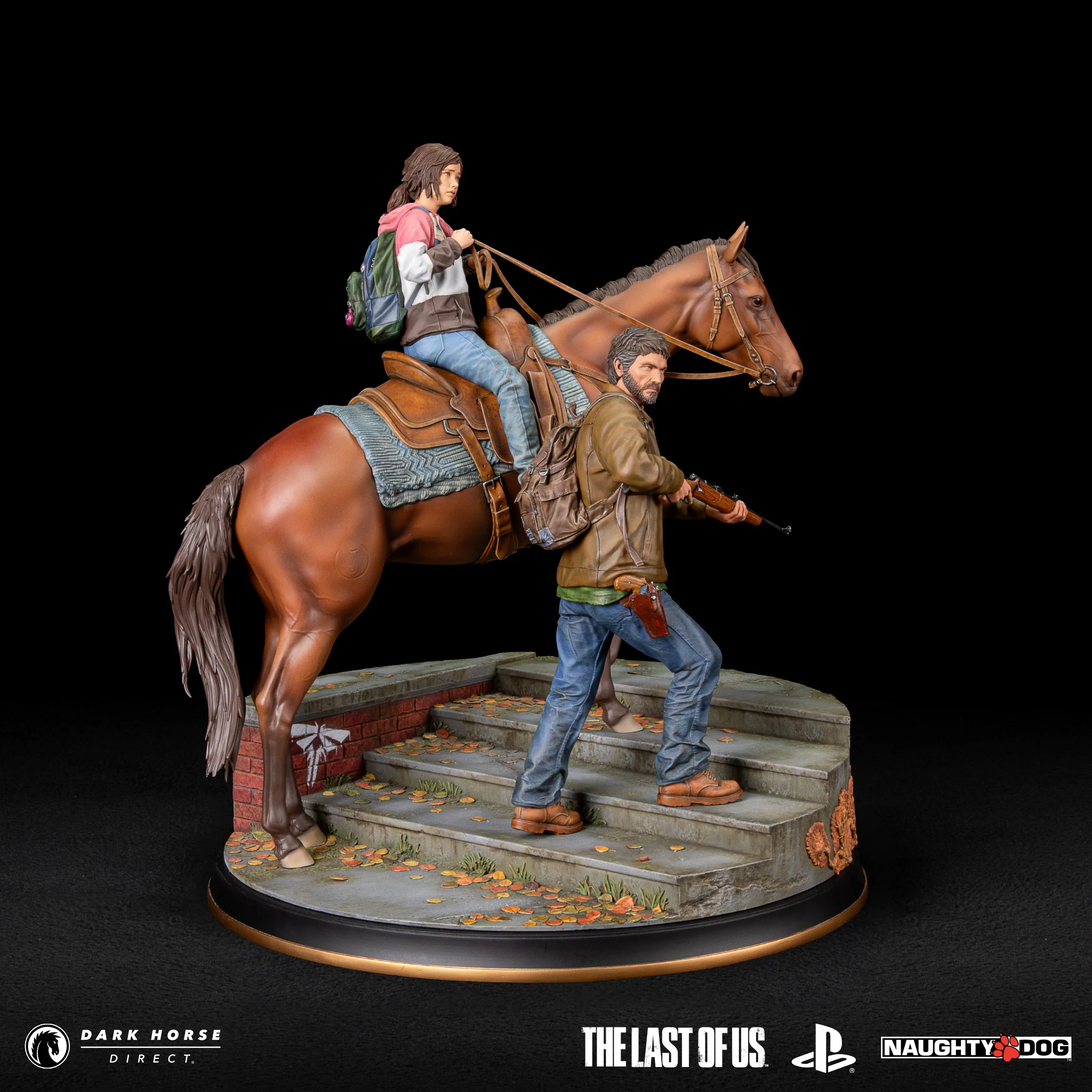 The Last of Us: Joel & Ellie on Horseback Premium Statue - Image 9