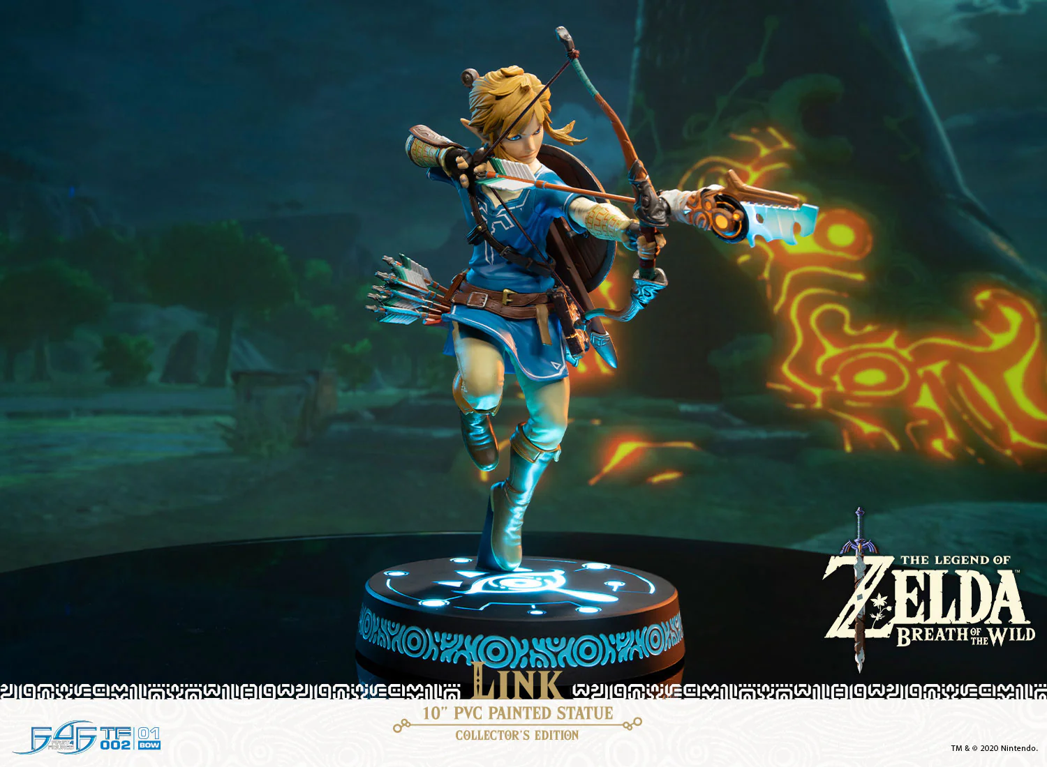 The Legend of Zelda: Breath of the Wild - Link (Collector's Edition) - 10” PVC Painted Statue - Image 10