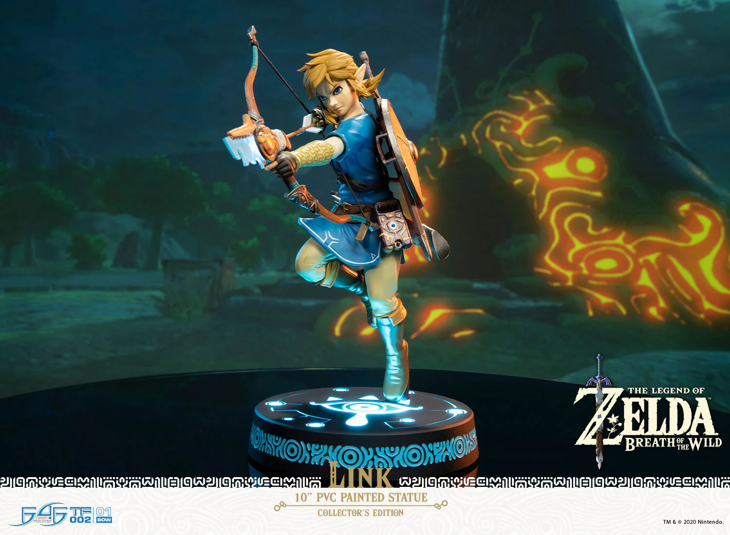 The Legend of Zelda: Breath of the Wild - Link (Collector's Edition) - 10” PVC Painted Statue - Image 4