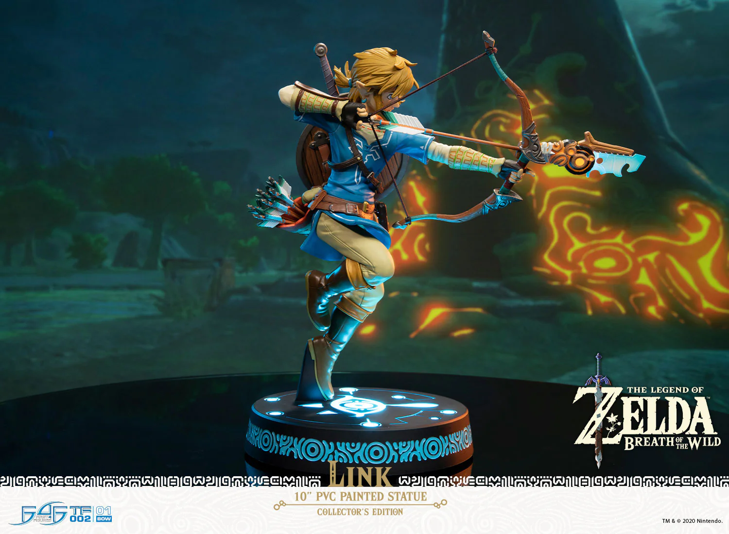 The Legend of Zelda: Breath of the Wild - Link (Collector's Edition) - 10” PVC Painted Statue - Image 9