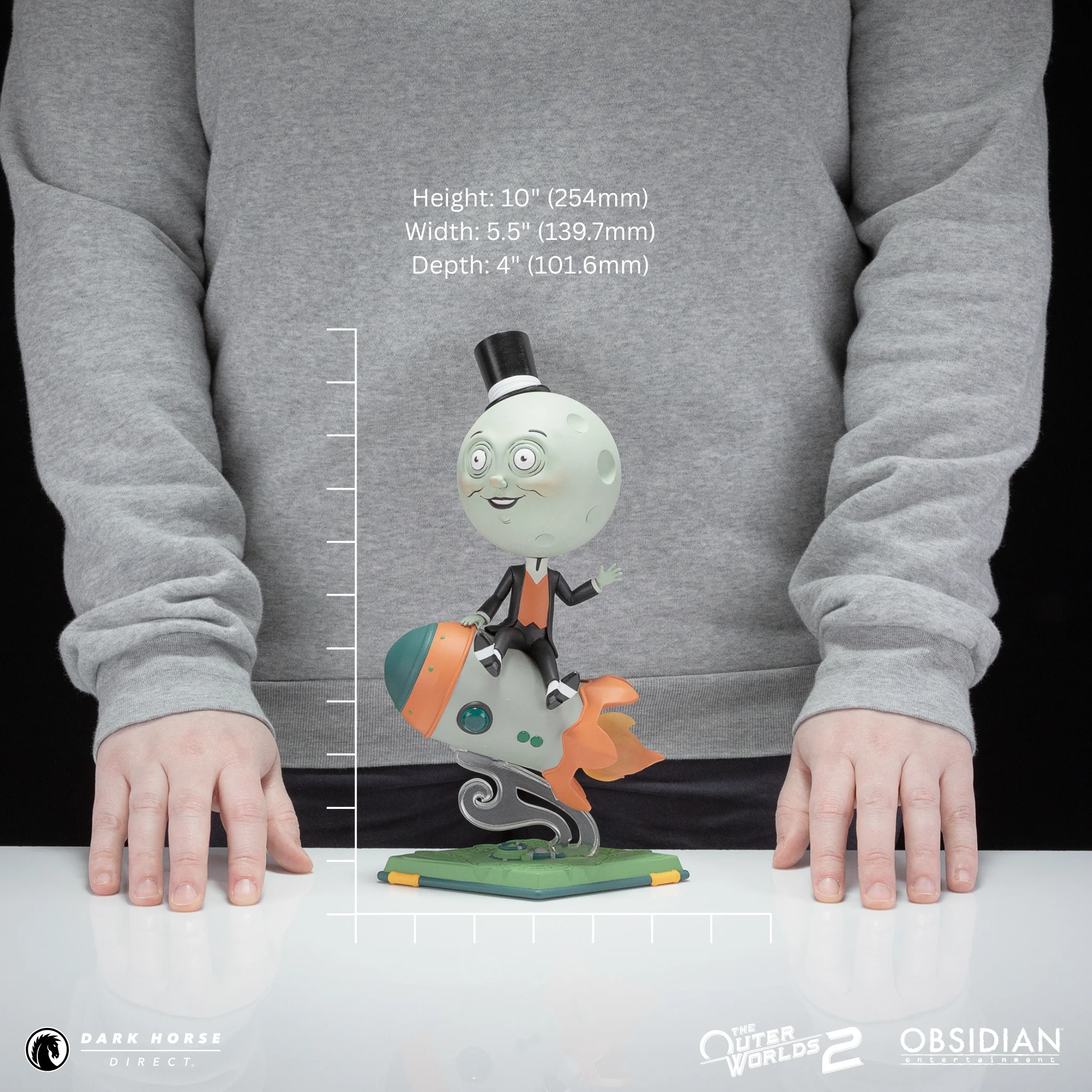 The Outer Worlds 2: The Moon Man Statue (Dark Horse Direct Exclusive) - Image 2