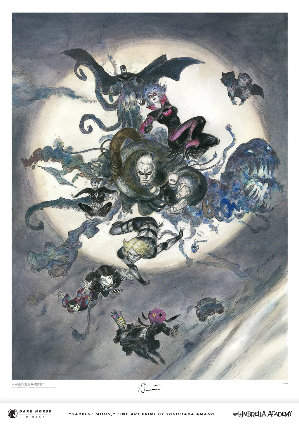 The Umbrella Academy Fine Art Print by Yoshitaka Amano - Image 4