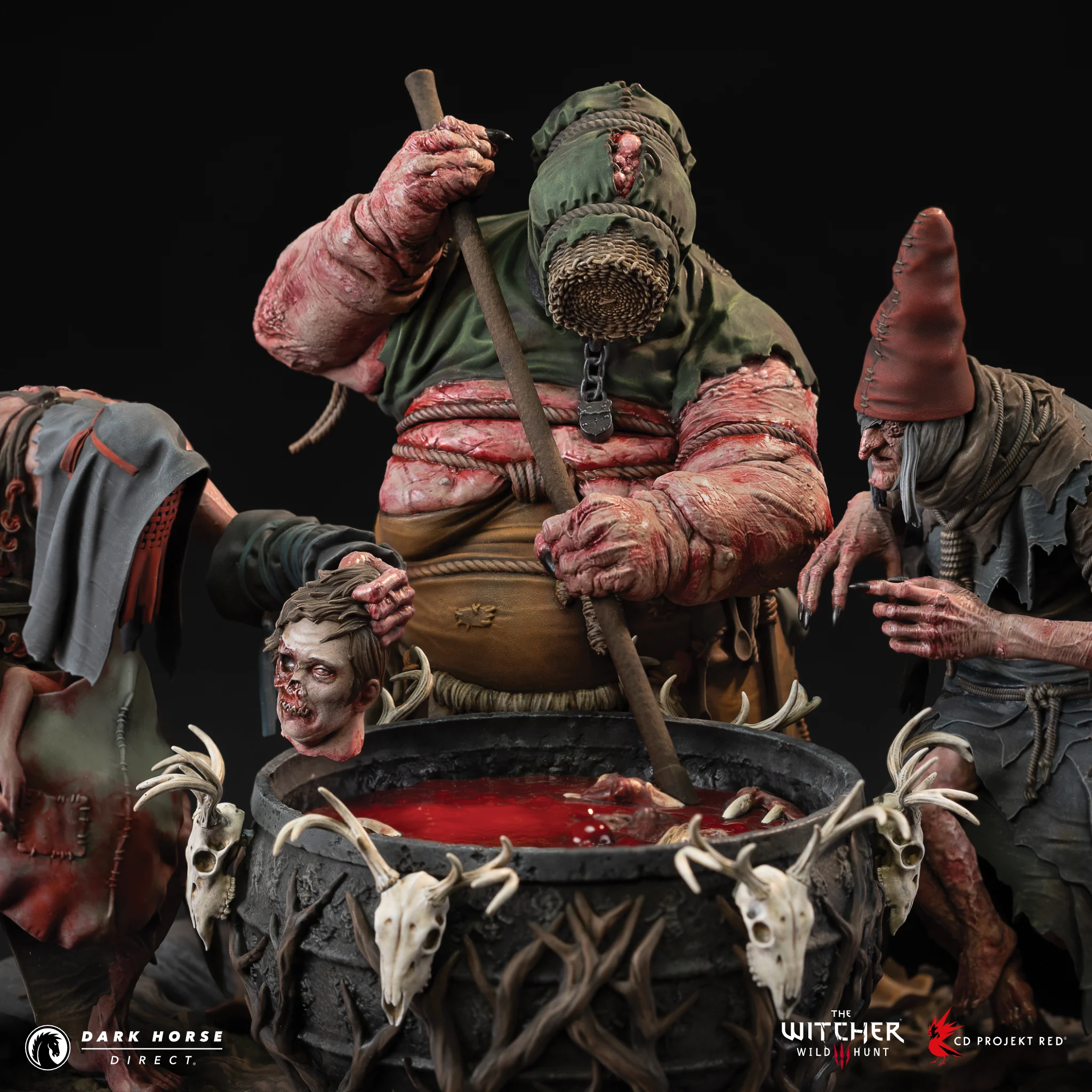The Witcher 3: Wild Hunt — Crones Bubbling Cauldron Statue - Image 12