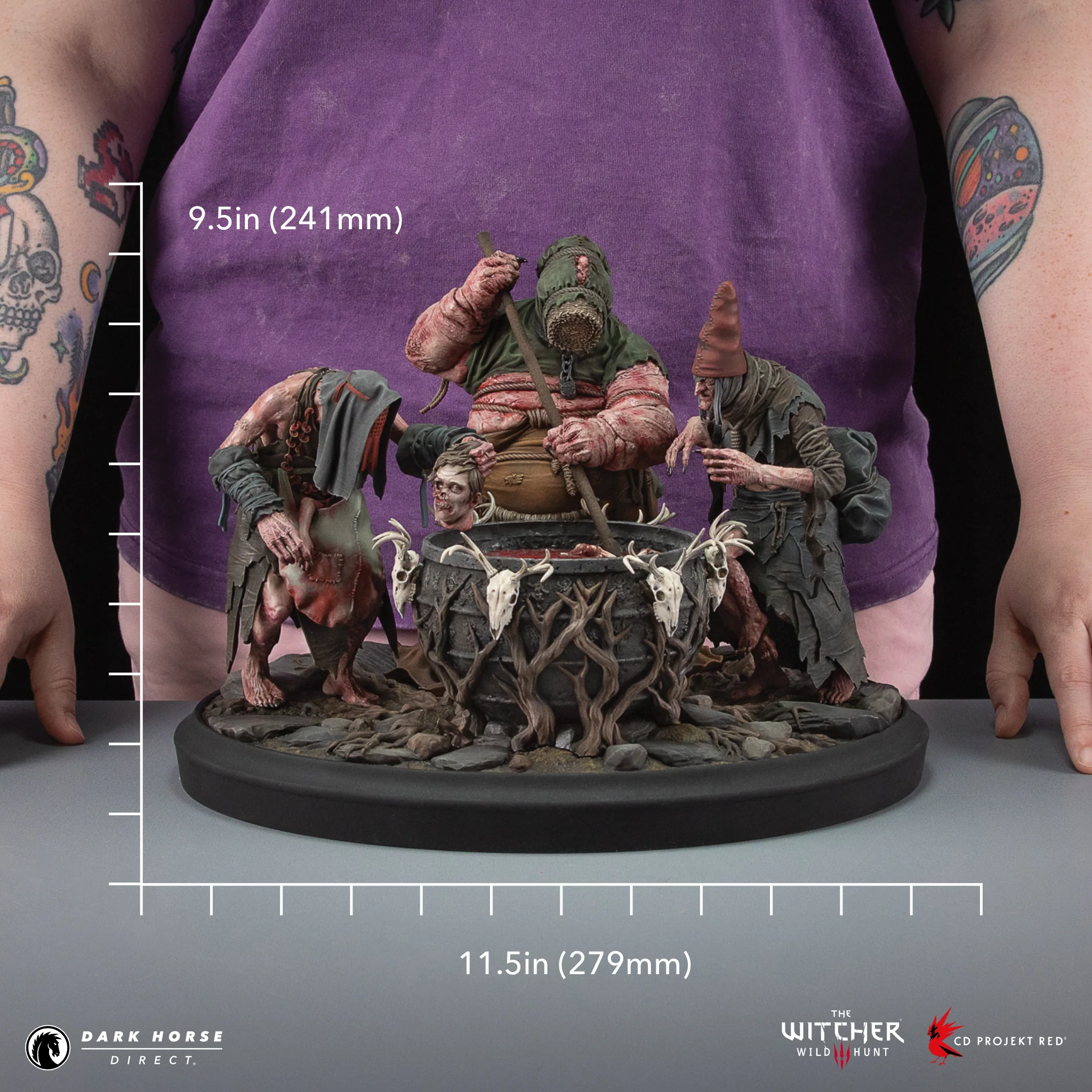 The Witcher 3: Wild Hunt — Crones Bubbling Cauldron Statue - Image 2