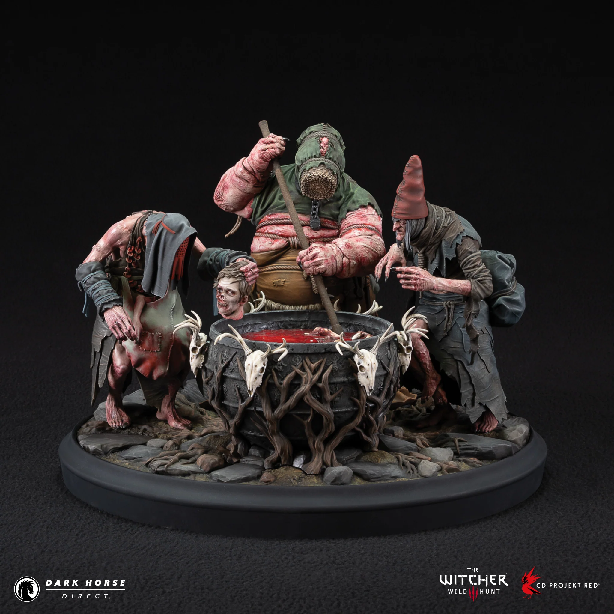 The Witcher 3: Wild Hunt — Crones Bubbling Cauldron Statue - Image 3