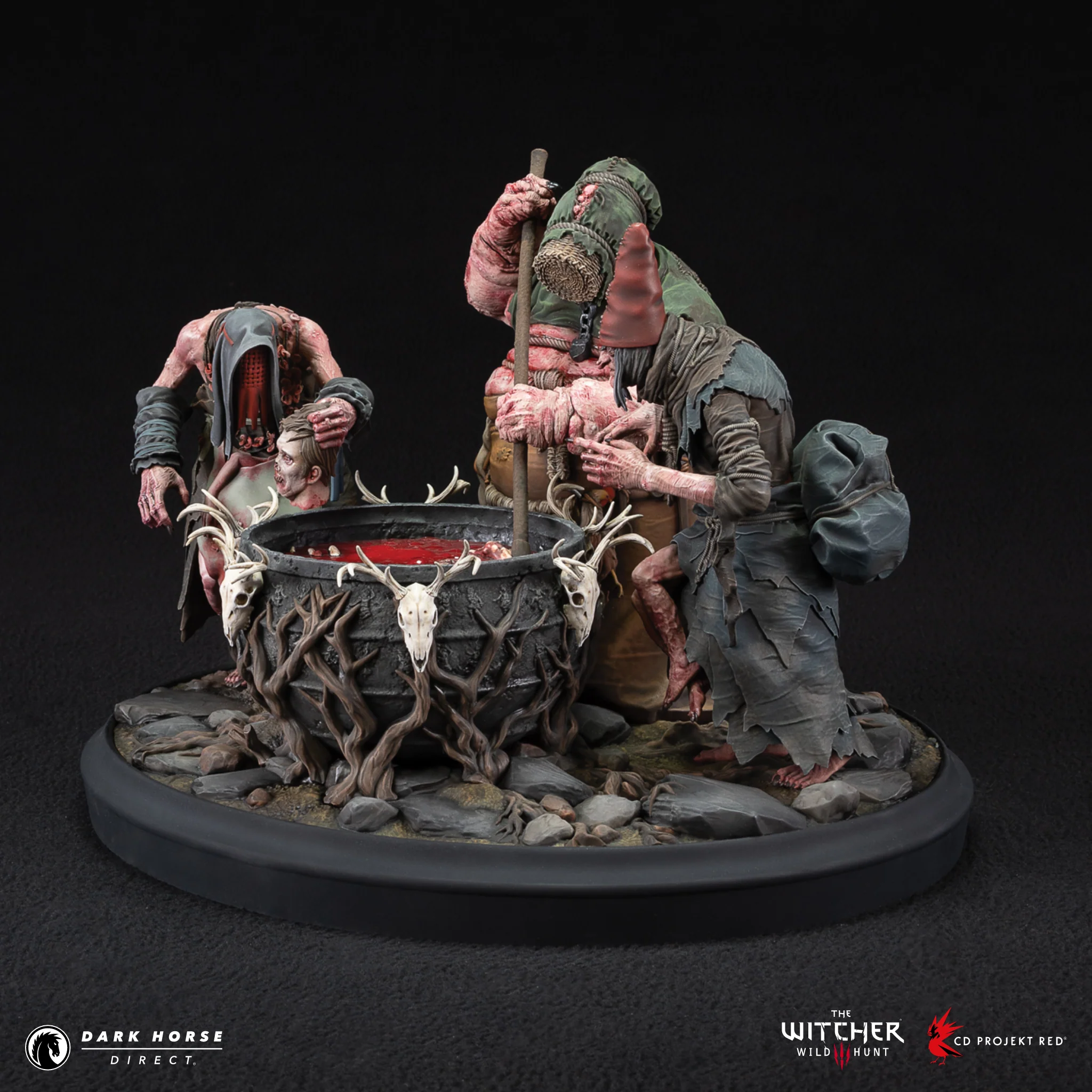 The Witcher 3: Wild Hunt — Crones Bubbling Cauldron Statue - Image 7