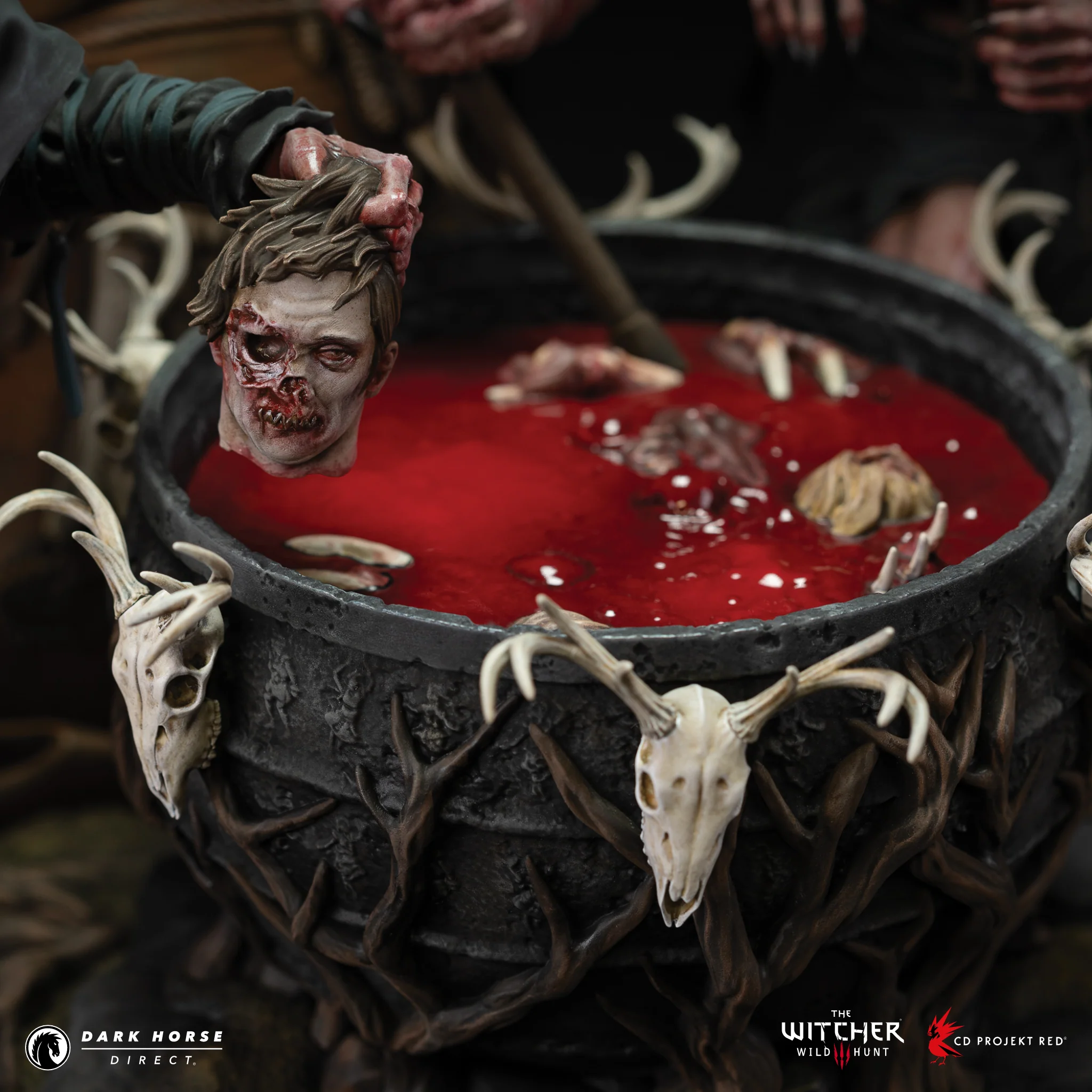 The Witcher 3: Wild Hunt — Crones Bubbling Cauldron Statue - Image 8