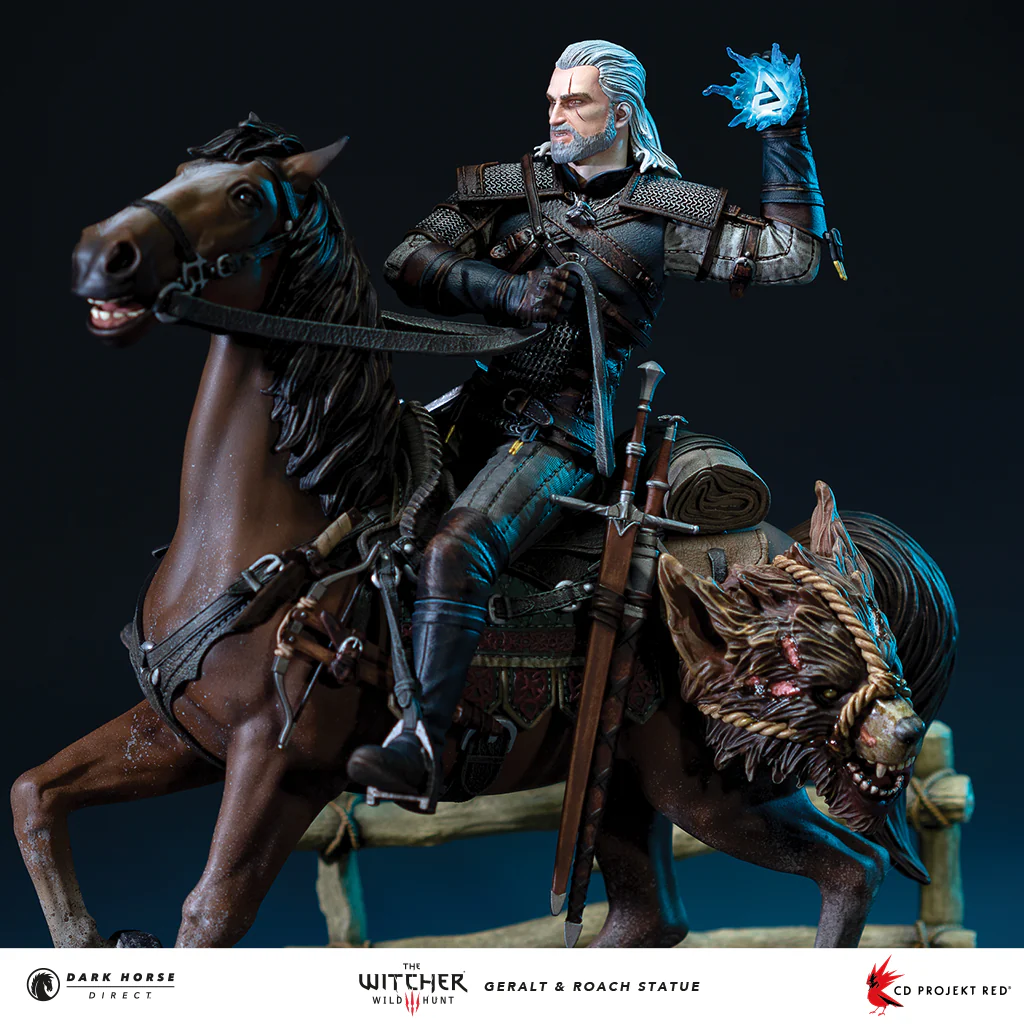 The Witcher 3 - Wild Hunt: Geralt & Roach Statue - Image 15