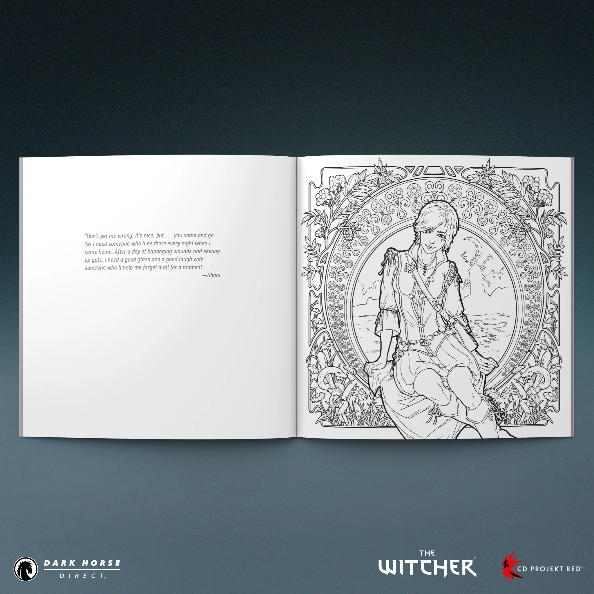 The Witcher Adult Coloring Book TPB - Image 2