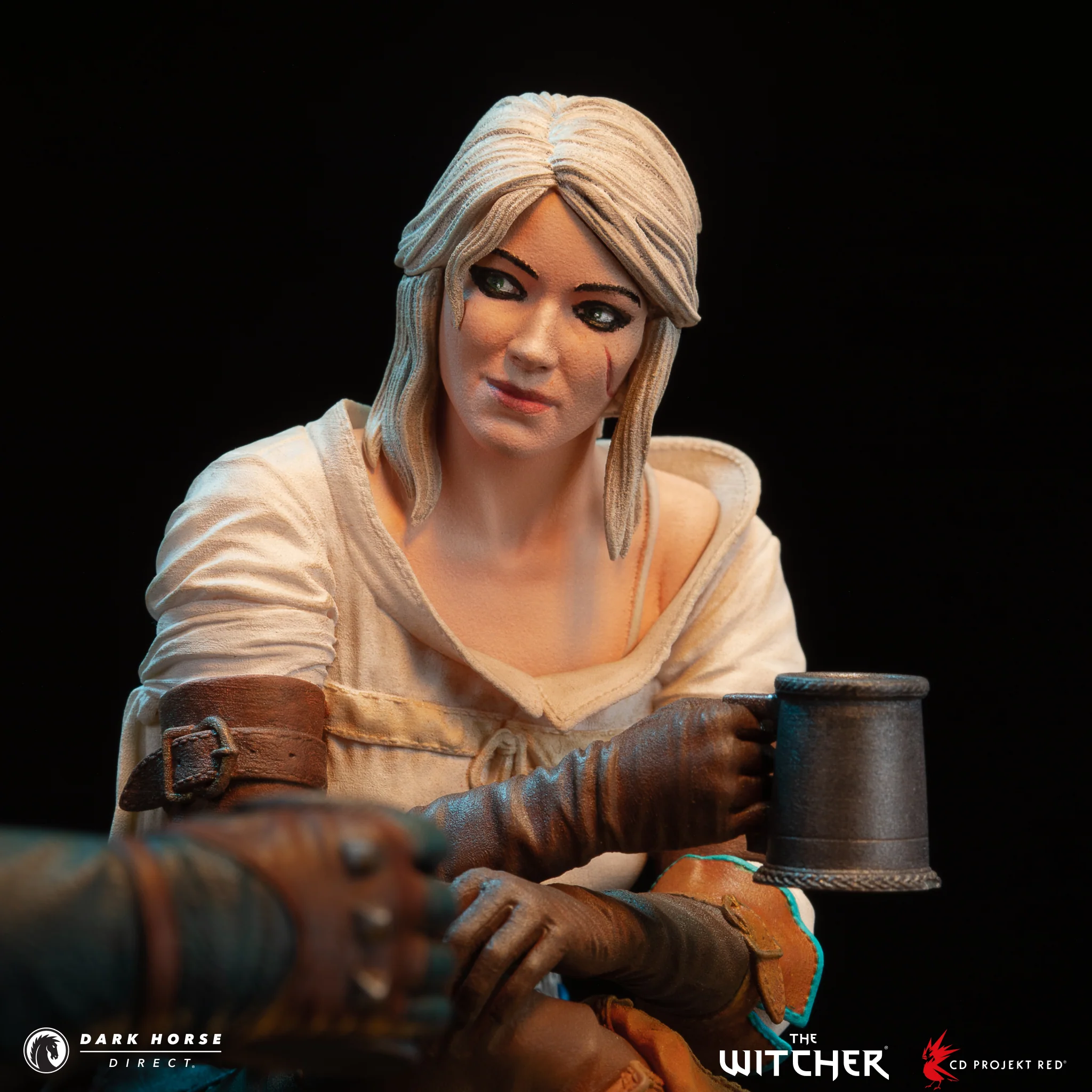 The Witcher: Geralt and Ciri Fireside Premium Statue - Image 15