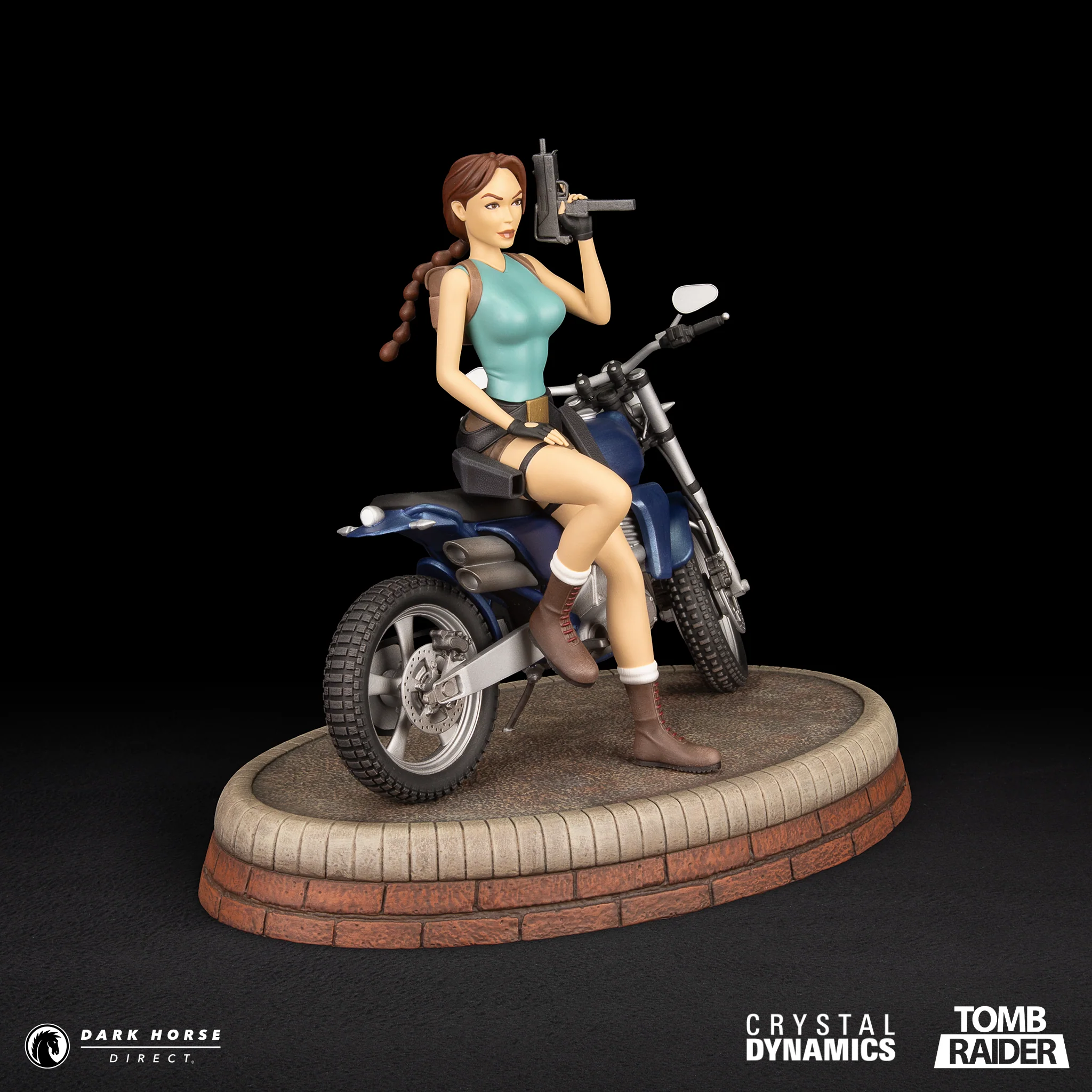 TOMB RAIDER: Lara Croft - Classic Motorbike Premium Statue - Image 10