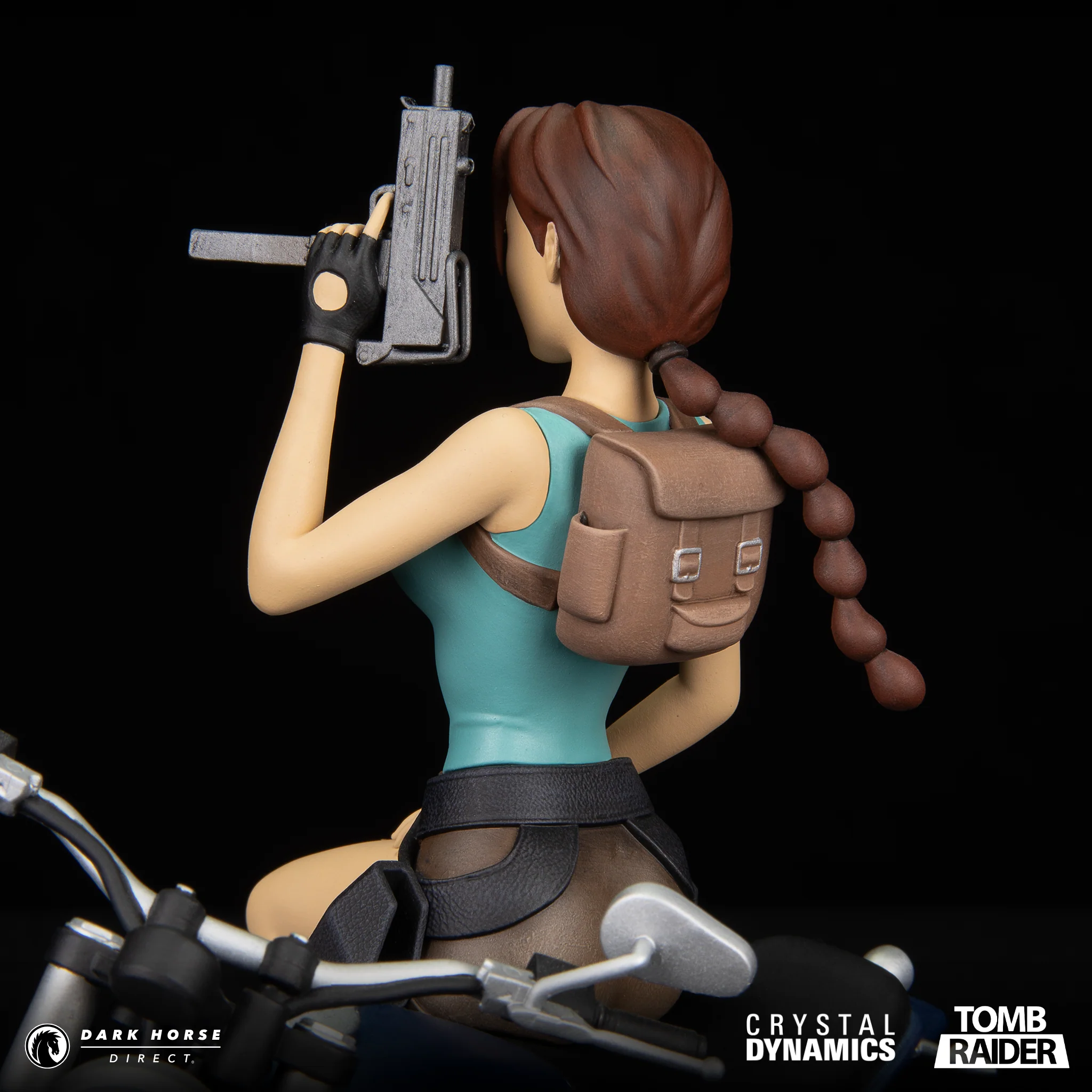 TOMB RAIDER: Lara Croft - Classic Motorbike Premium Statue - Image 12