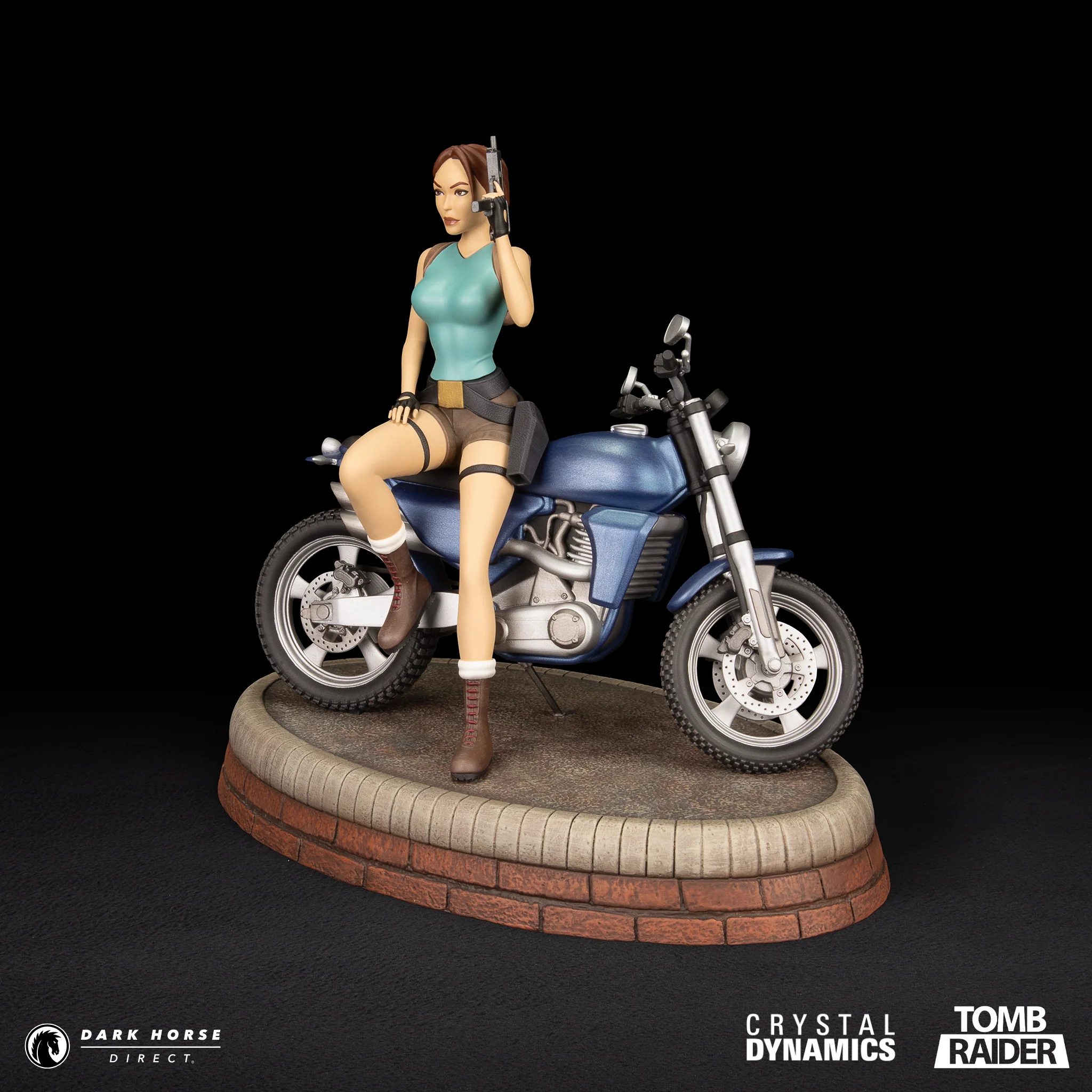 TOMB RAIDER: Lara Croft - Classic Motorbike Premium Statue - Image 4