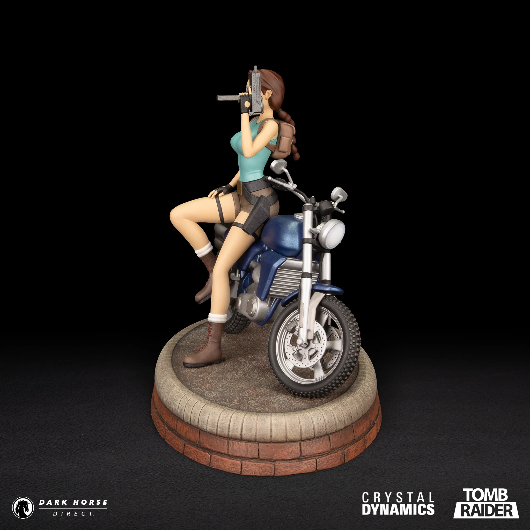 TOMB RAIDER: Lara Croft - Classic Motorbike Premium Statue - Image 5