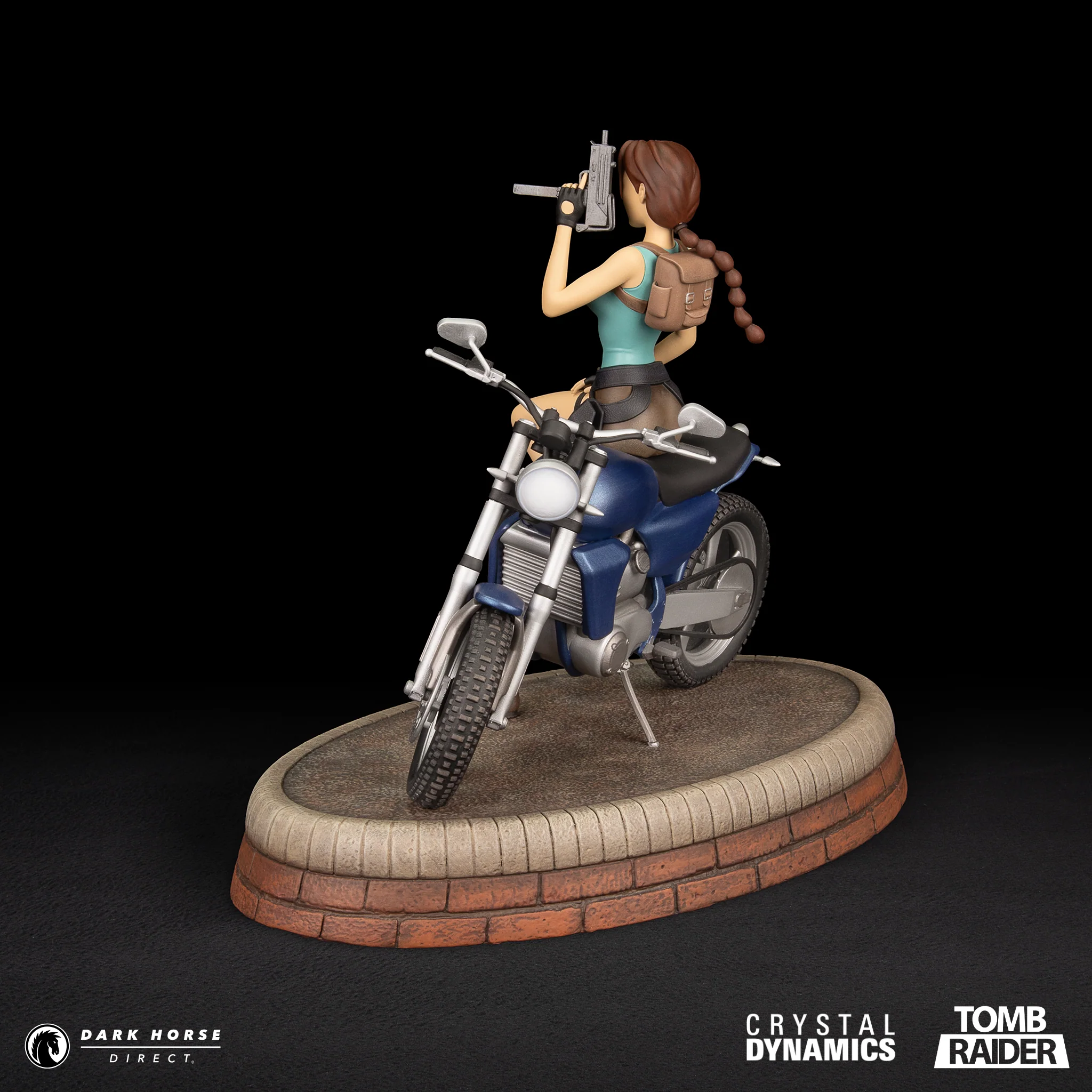 TOMB RAIDER: Lara Croft - Classic Motorbike Premium Statue - Image 6