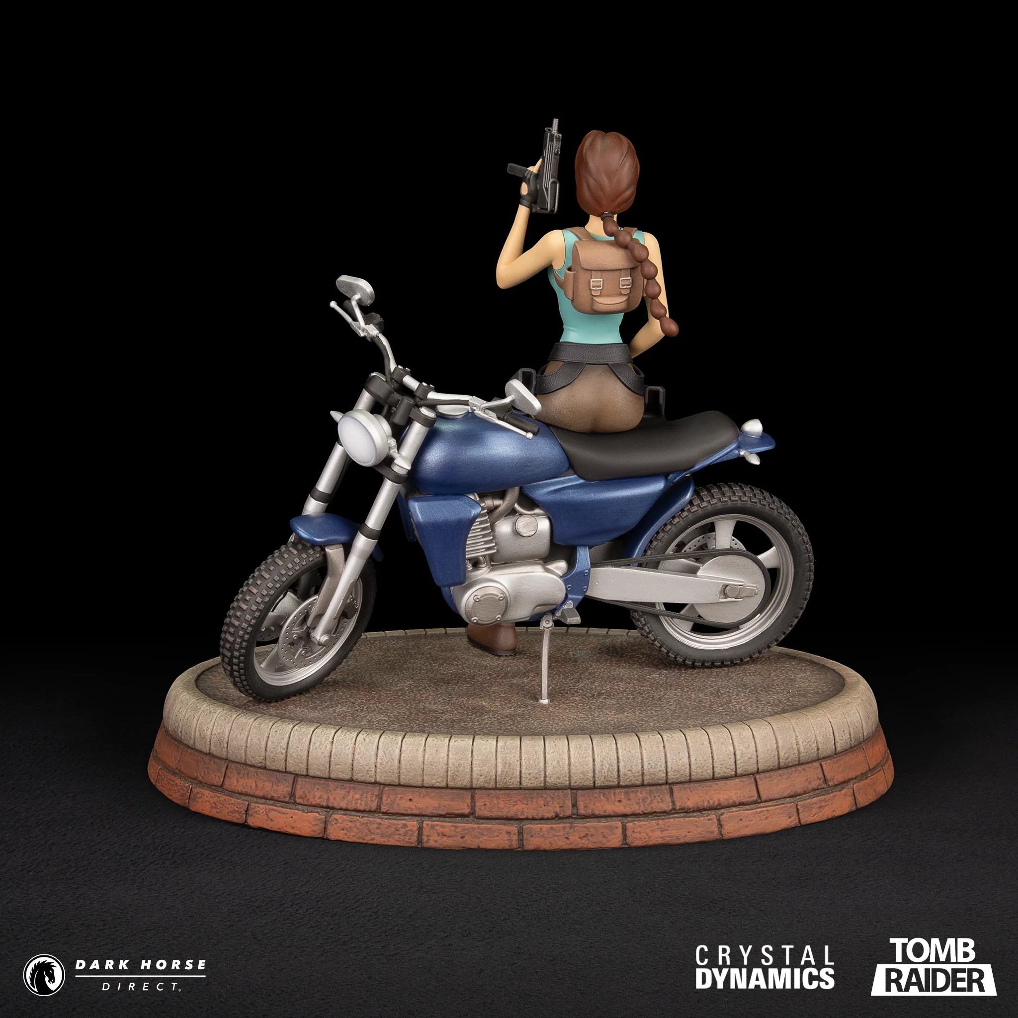 TOMB RAIDER: Lara Croft - Classic Motorbike Premium Statue - Image 7
