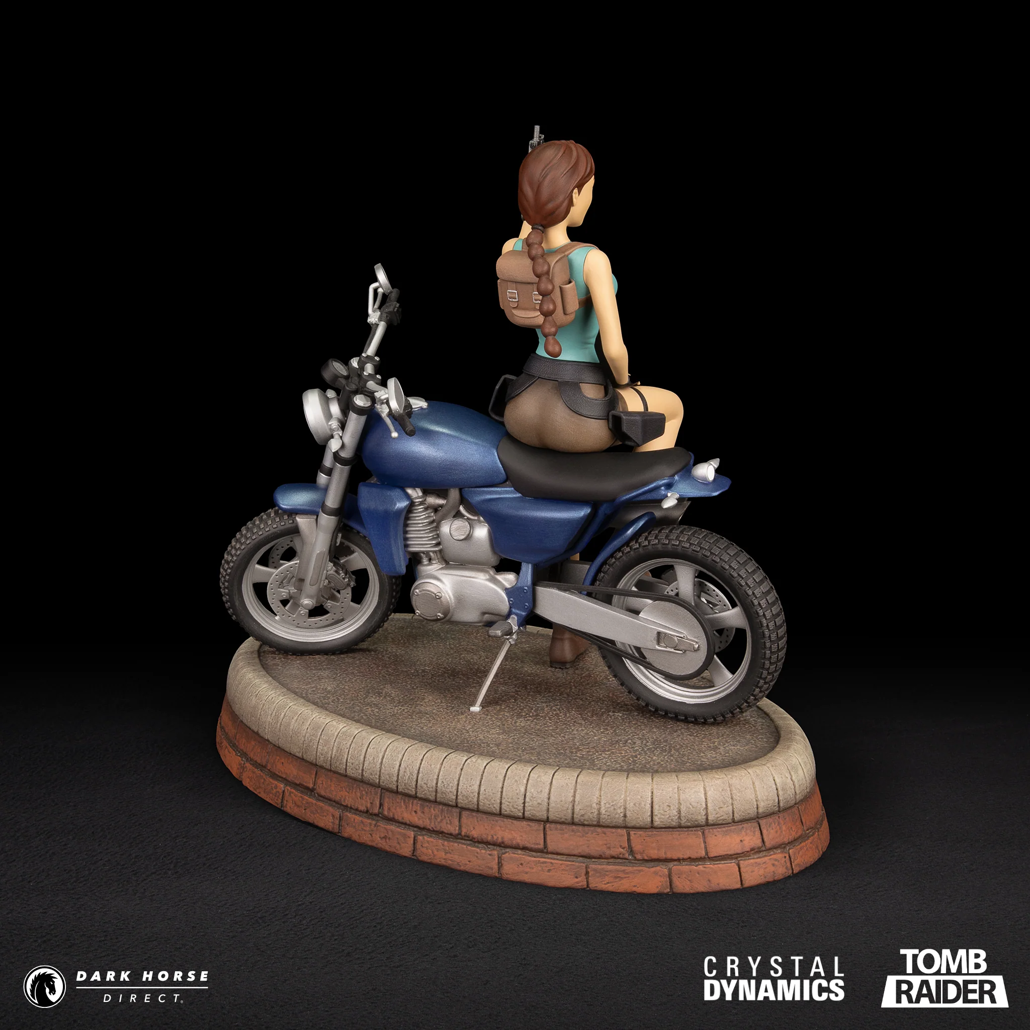 TOMB RAIDER: Lara Croft - Classic Motorbike Premium Statue - Image 8