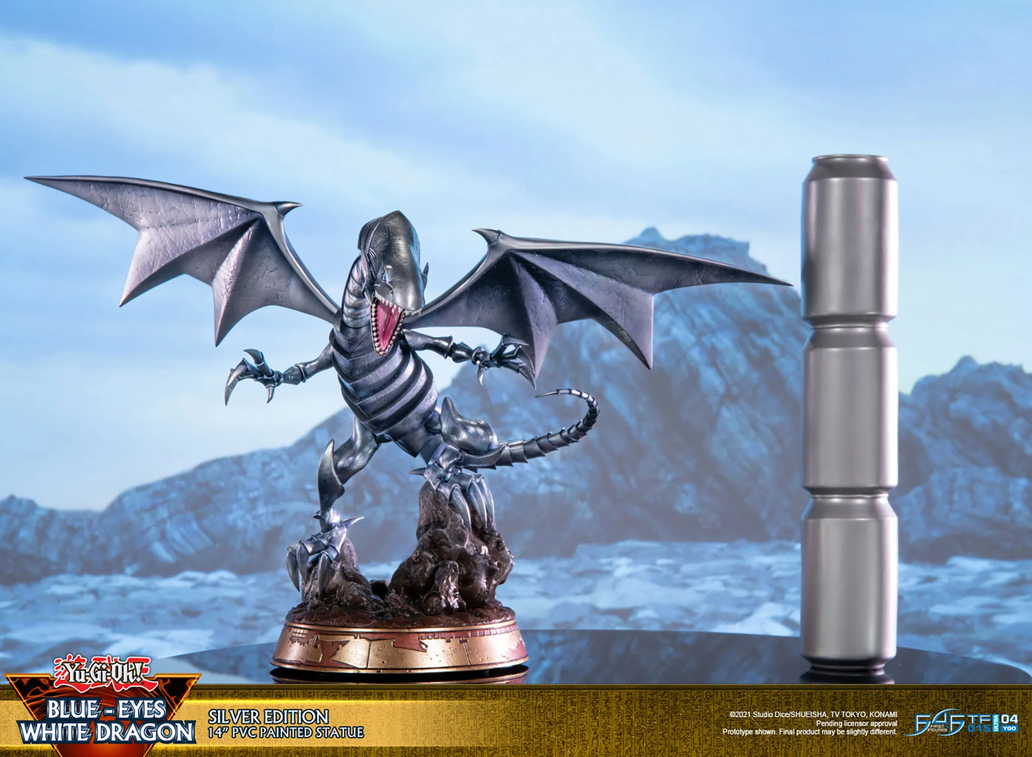 Yu-Gi-Oh! - Blue Eyes White Dragon PVC Statue: Silver Edition - Image 18